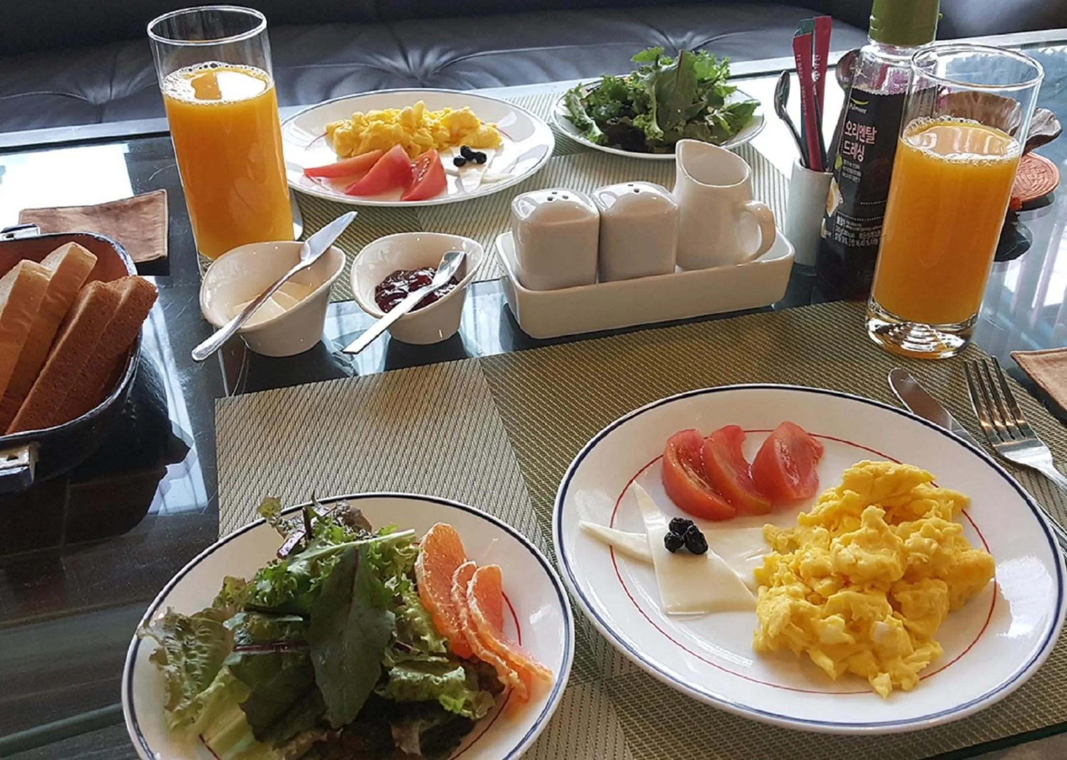 Food and drinks in Yejeon Pension