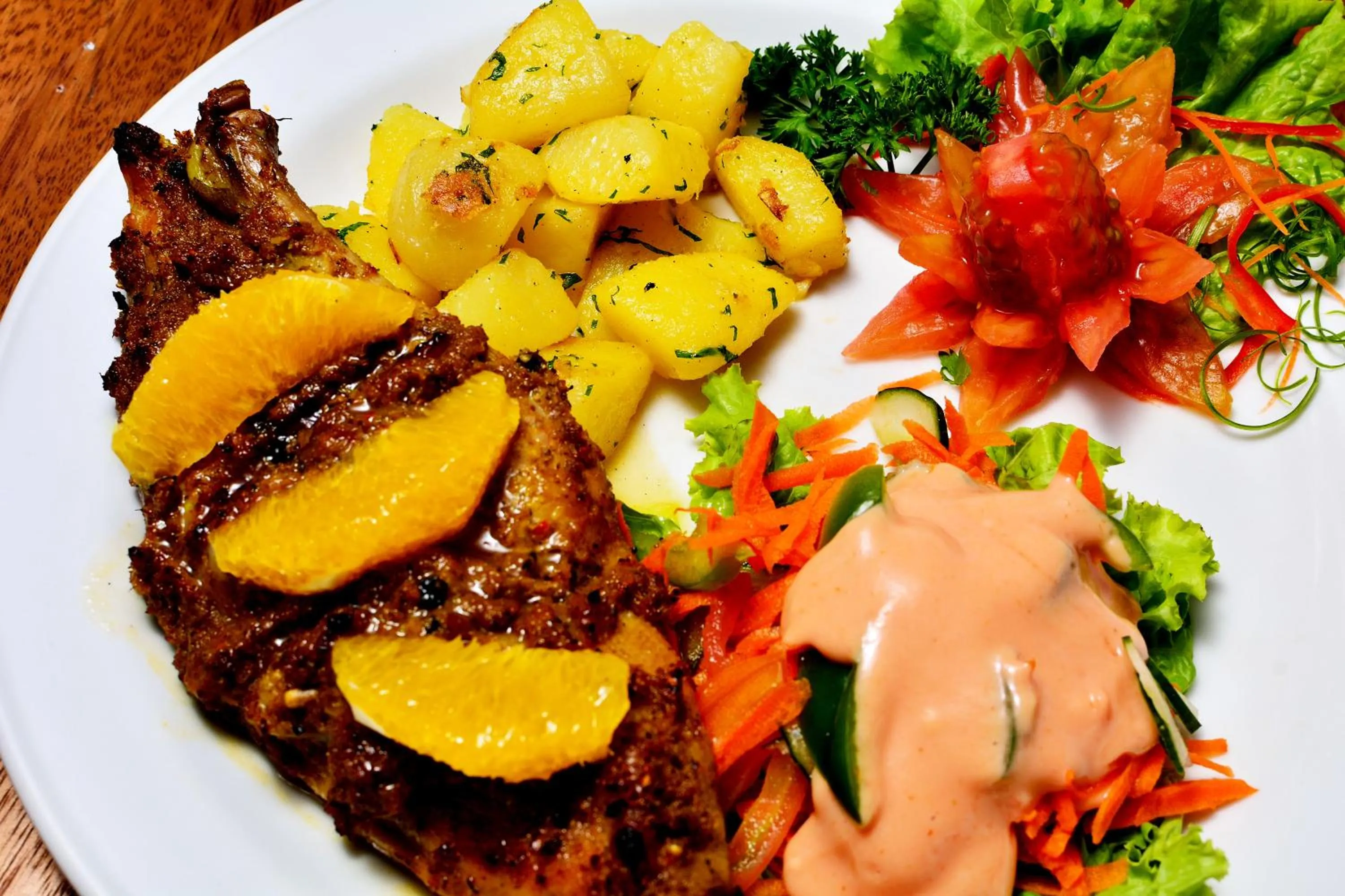 Food close-up in Full Moon Villa Ubud