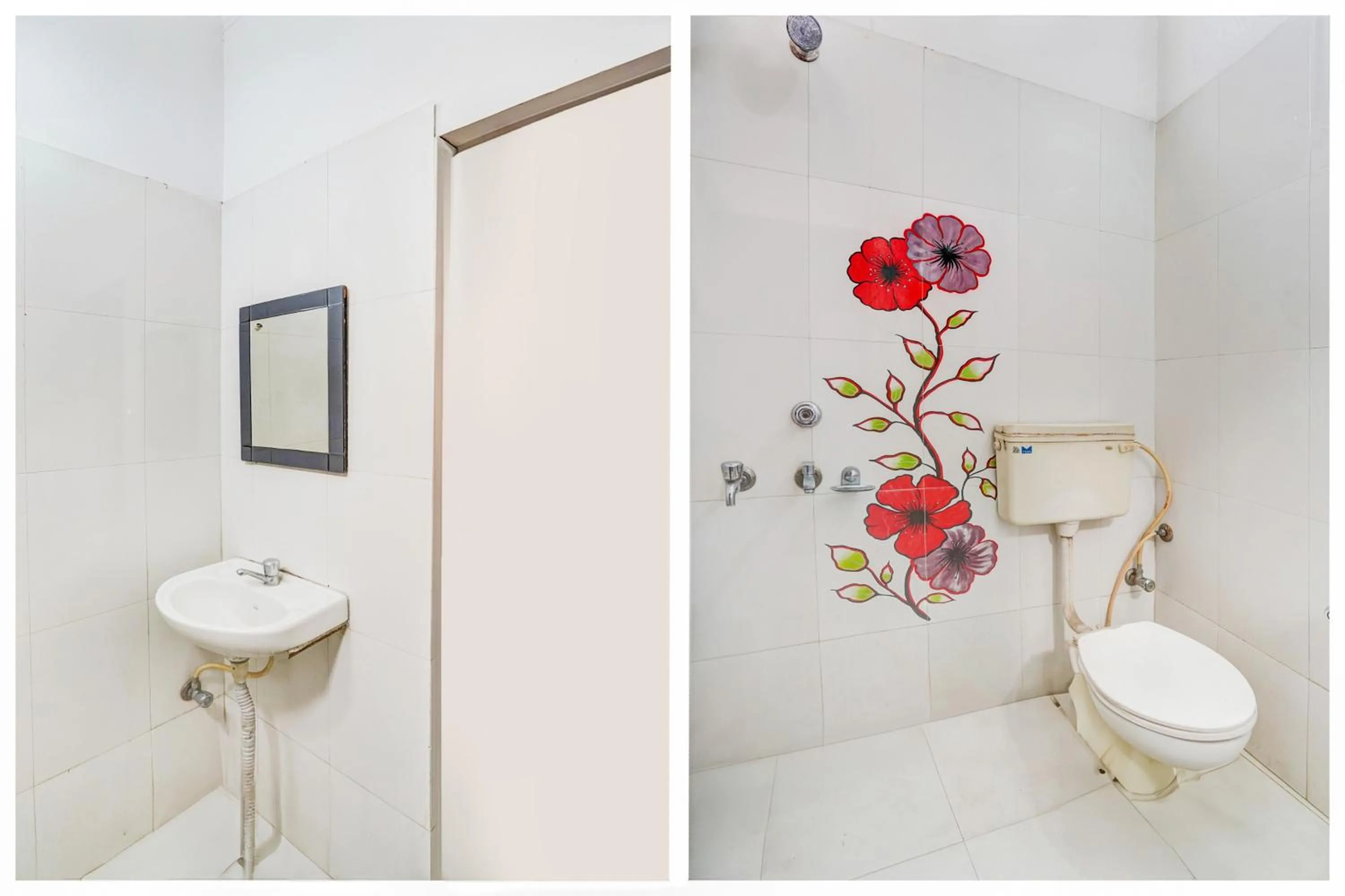 Bathroom in Super Hotel O Tyagi Road Near Prince Chowk