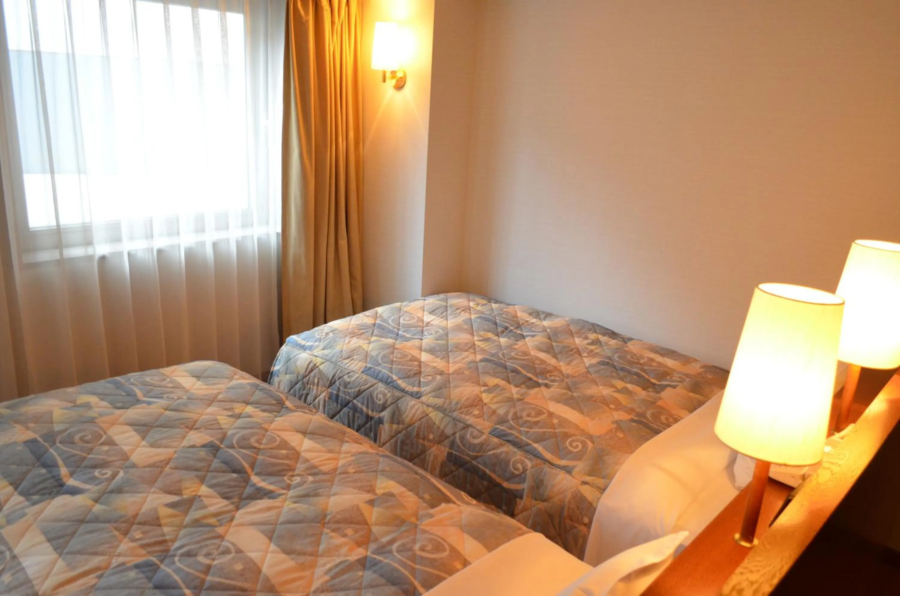 Bed in Yokohama Mandarin Hotel