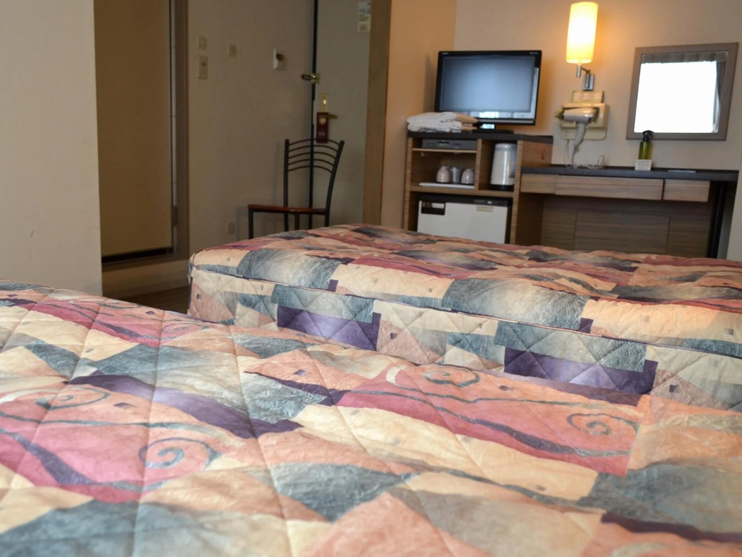 Bed in Yokohama Mandarin Hotel