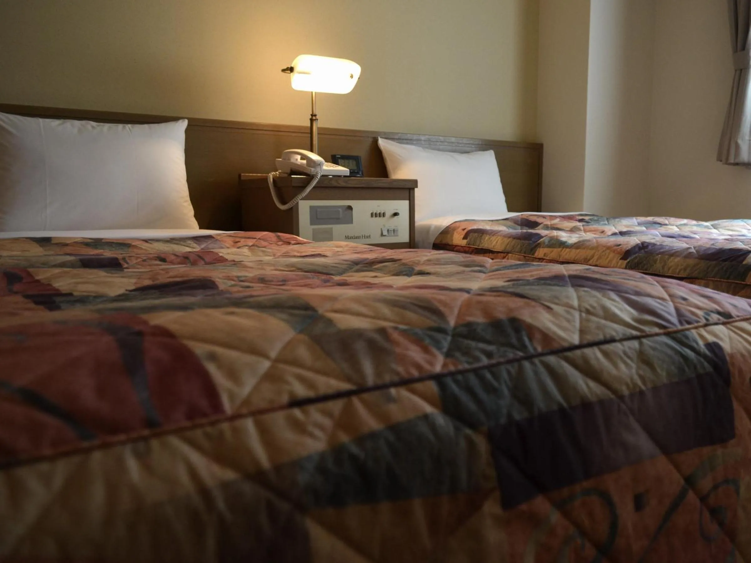 Bed in Yokohama Mandarin Hotel