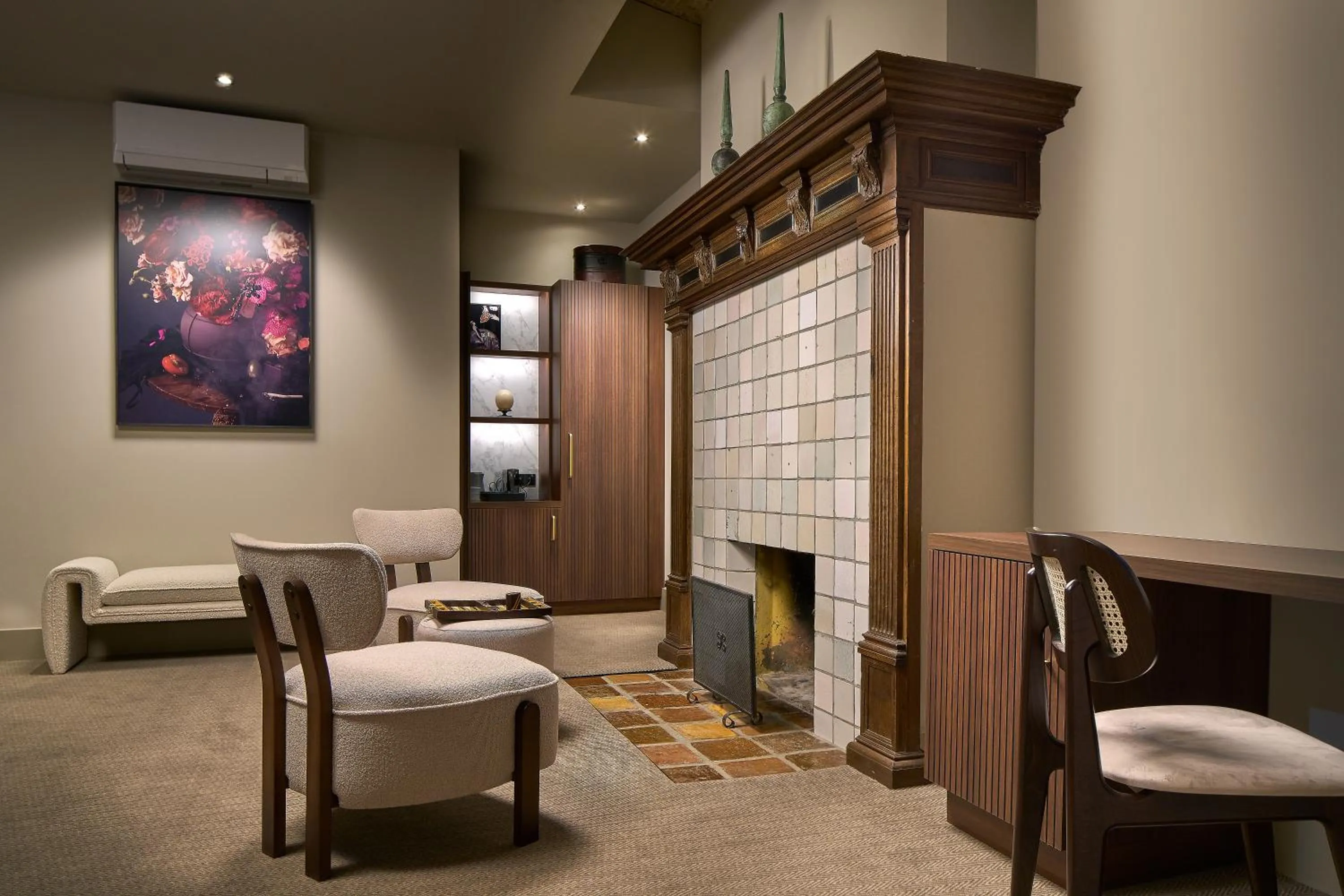 Seating area in The Saints Hotel