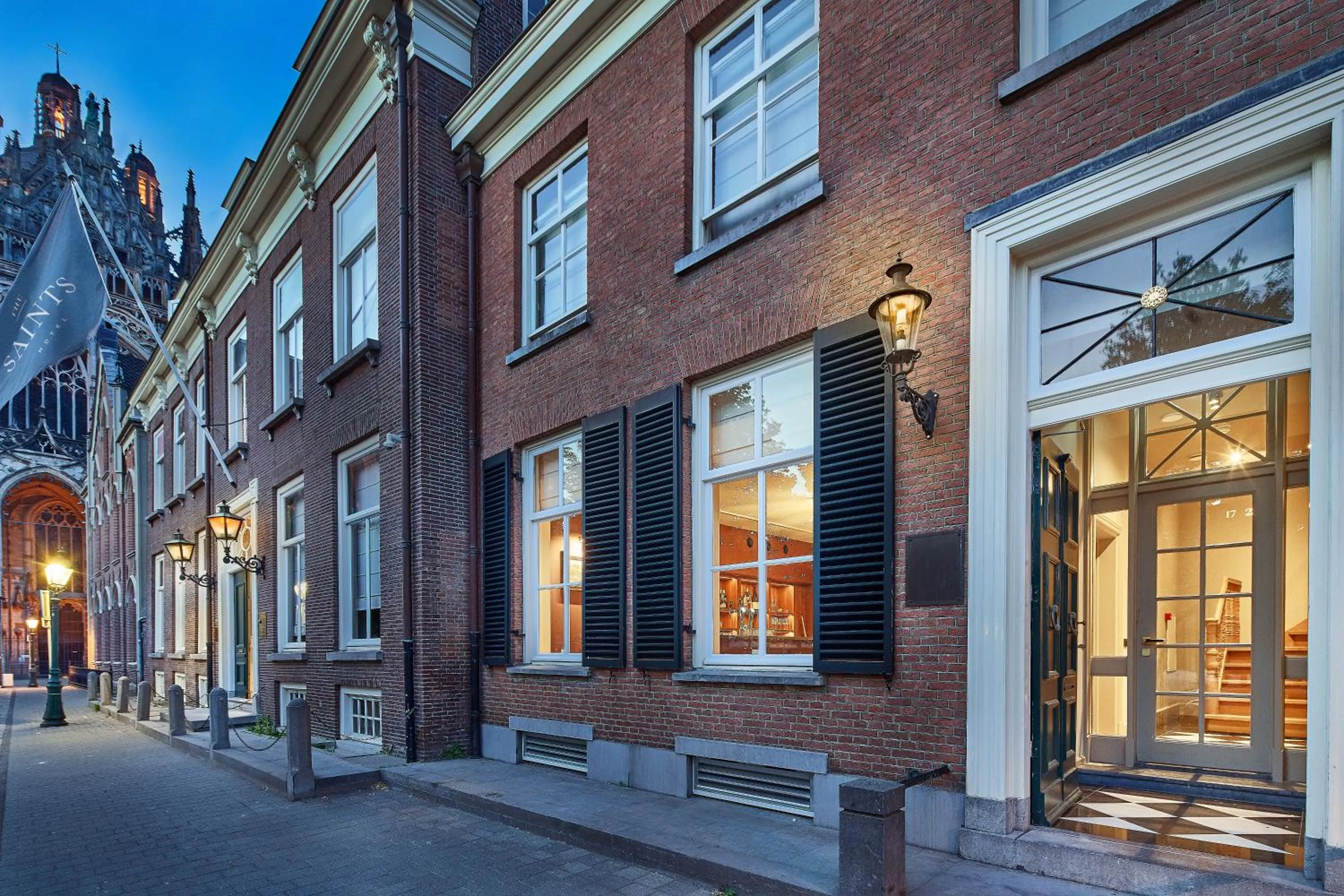 Facade/entrance in The Saints Hotel