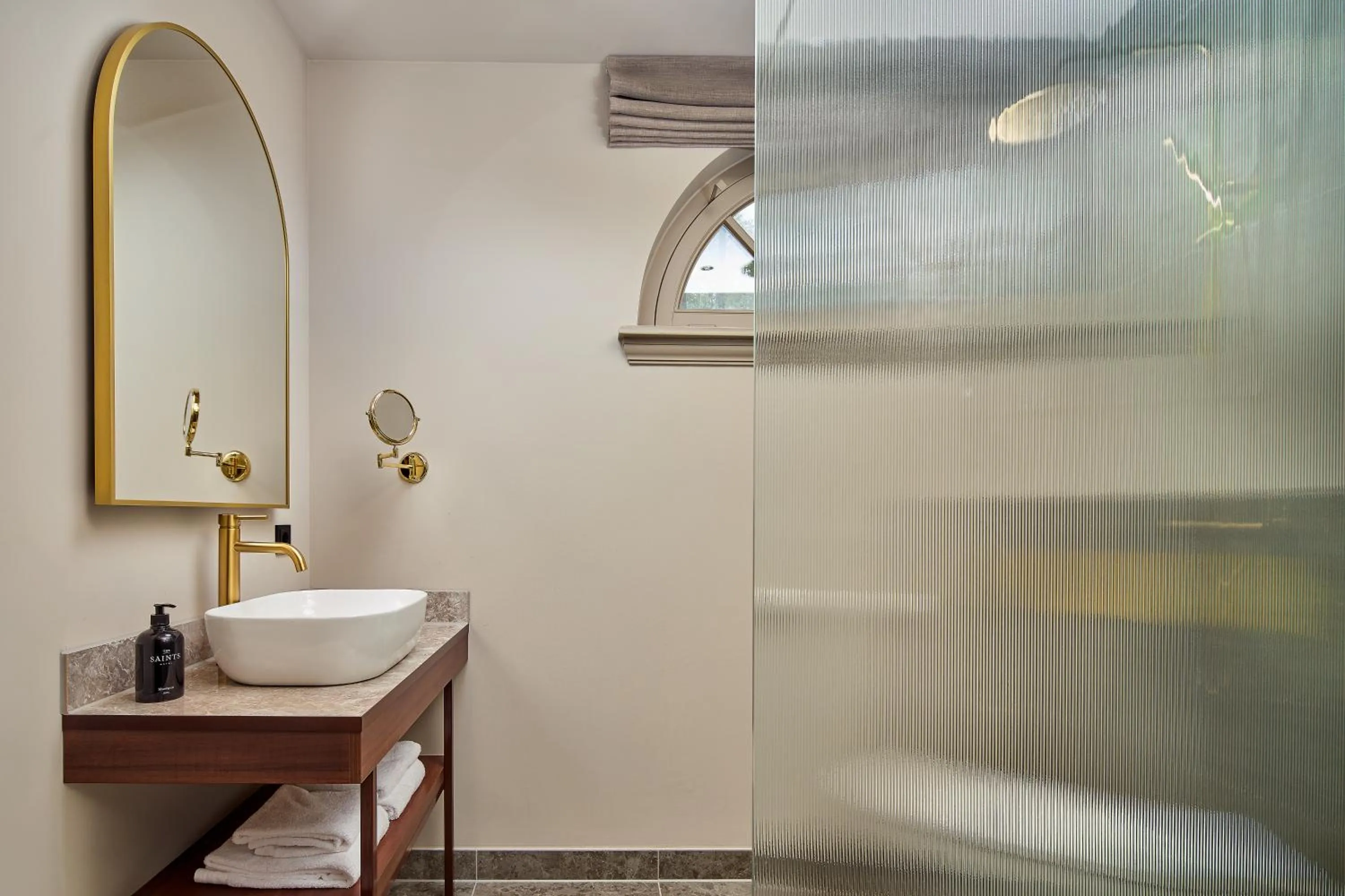 Shower in The Saints Hotel