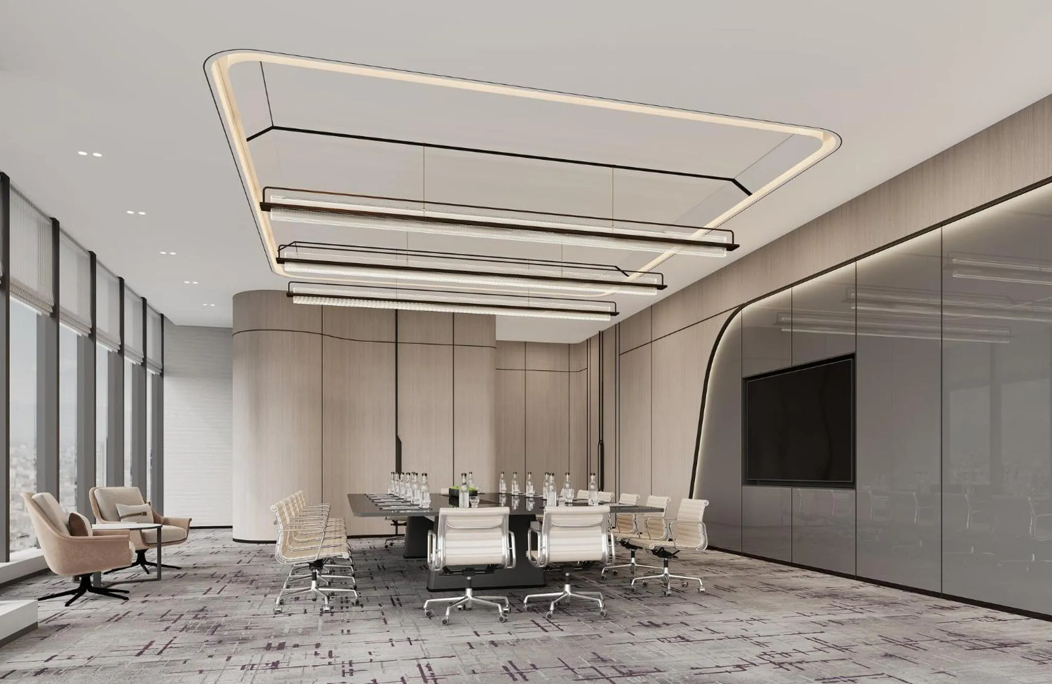 Meeting/conference room in Crowne Plaza Taizhou City Center by IHG