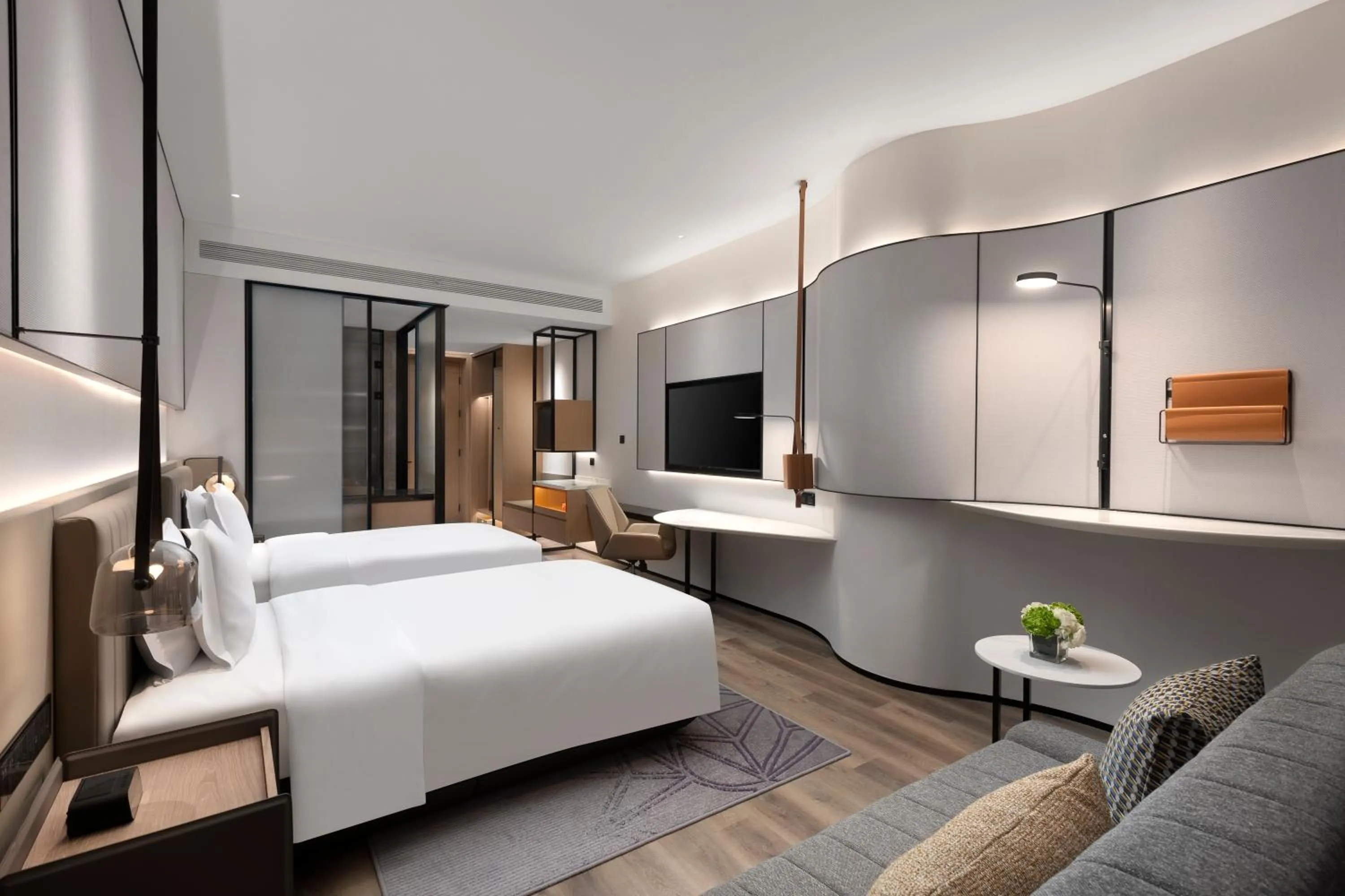 Bed in Crowne Plaza Taizhou City Center by IHG