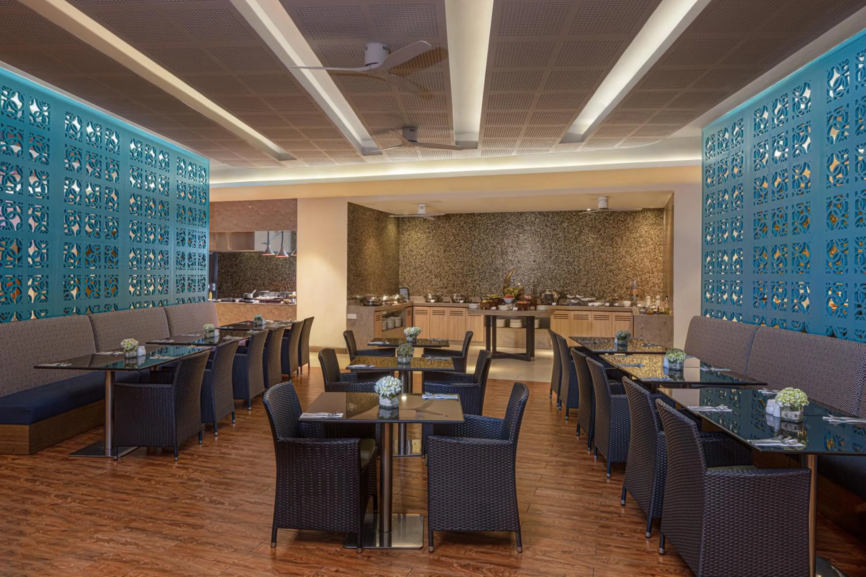 Dining area in Radisson Hotel Kandy