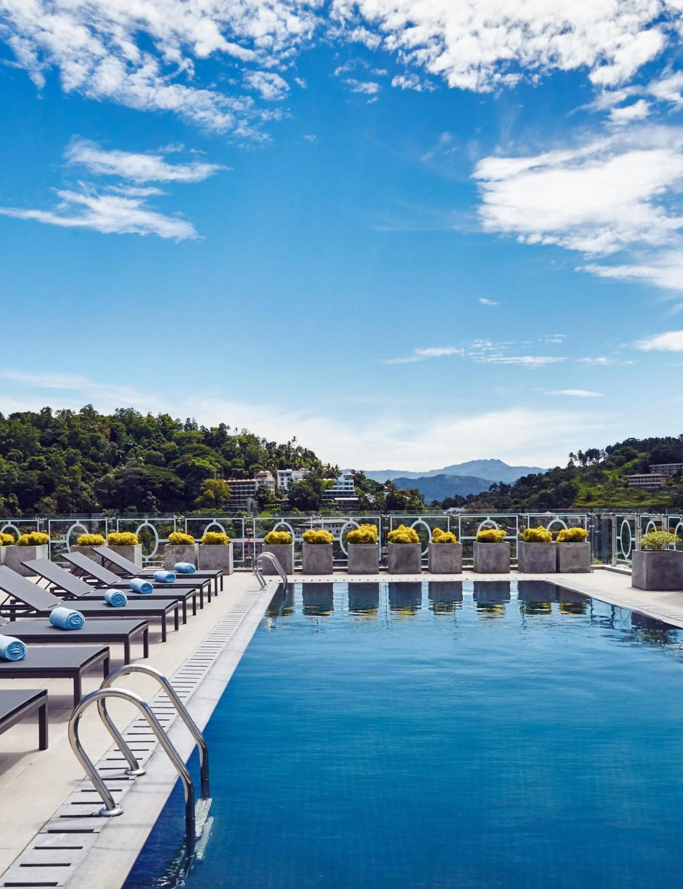 Pool view in Radisson Hotel Kandy