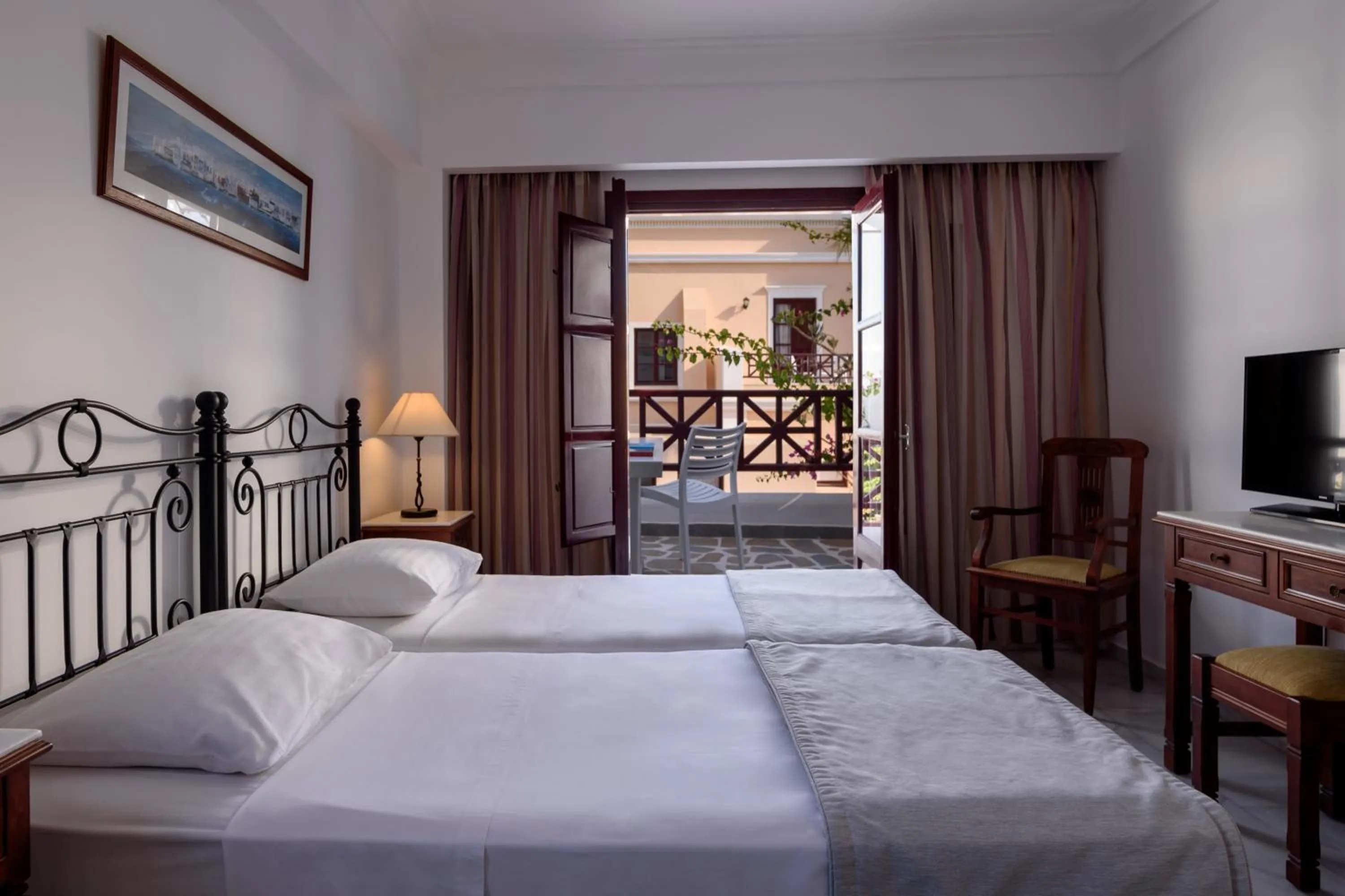 Bed in Veggera Beach Hotel