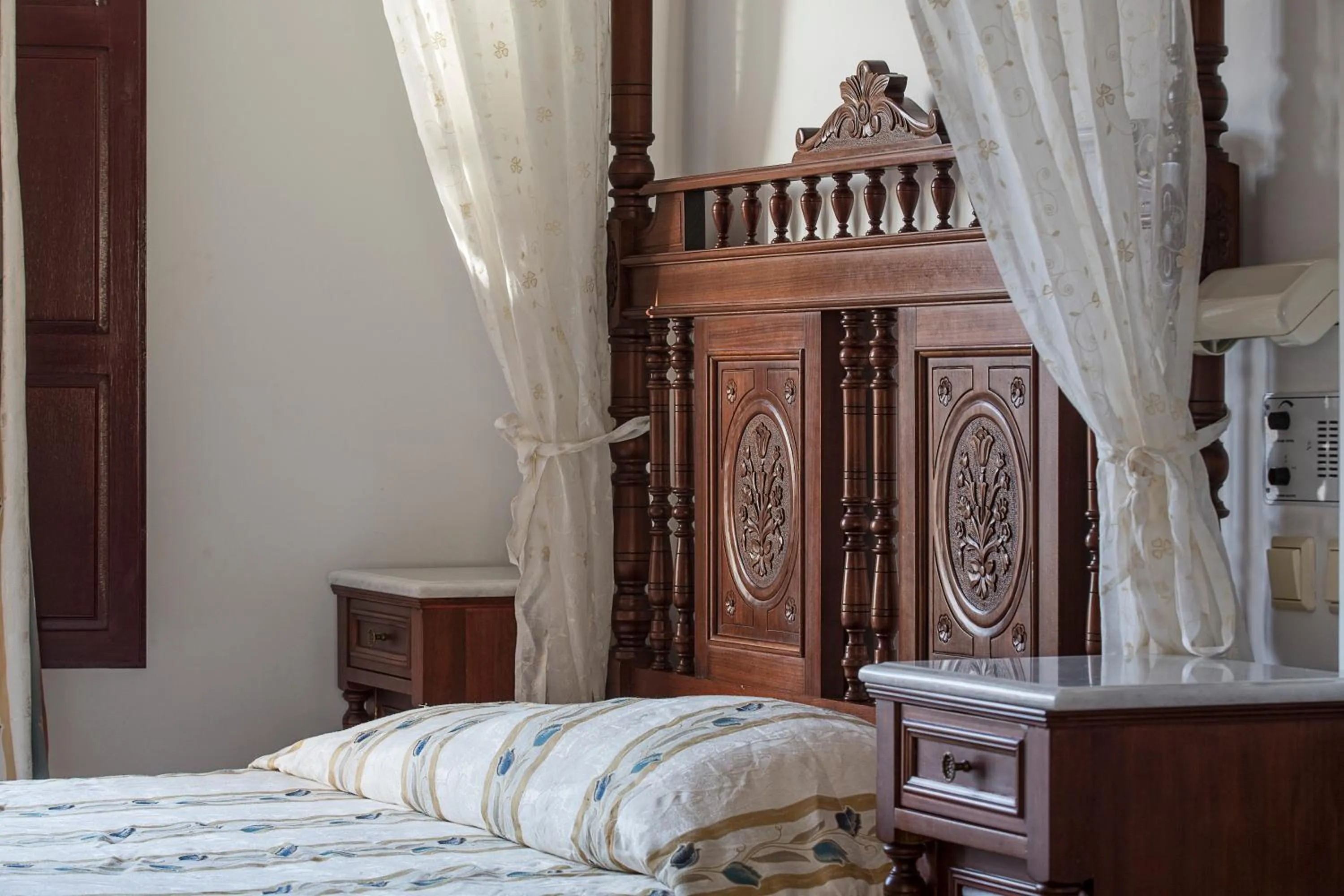 Bed in Veggera Beach Hotel