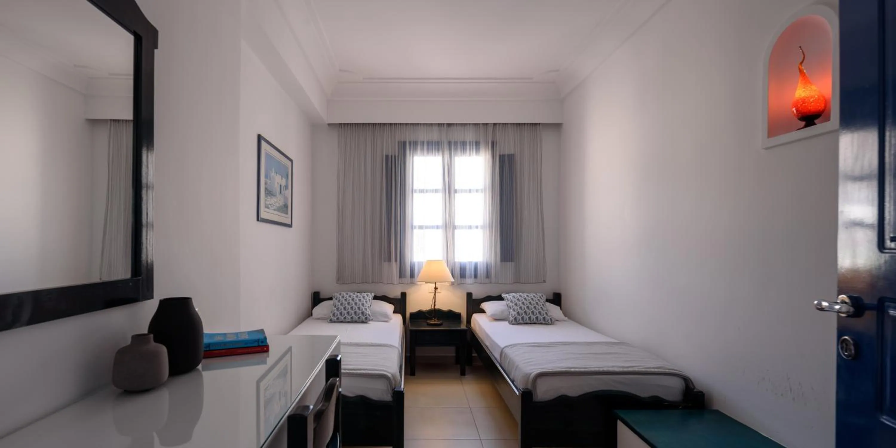 Bed in Veggera Beach Hotel