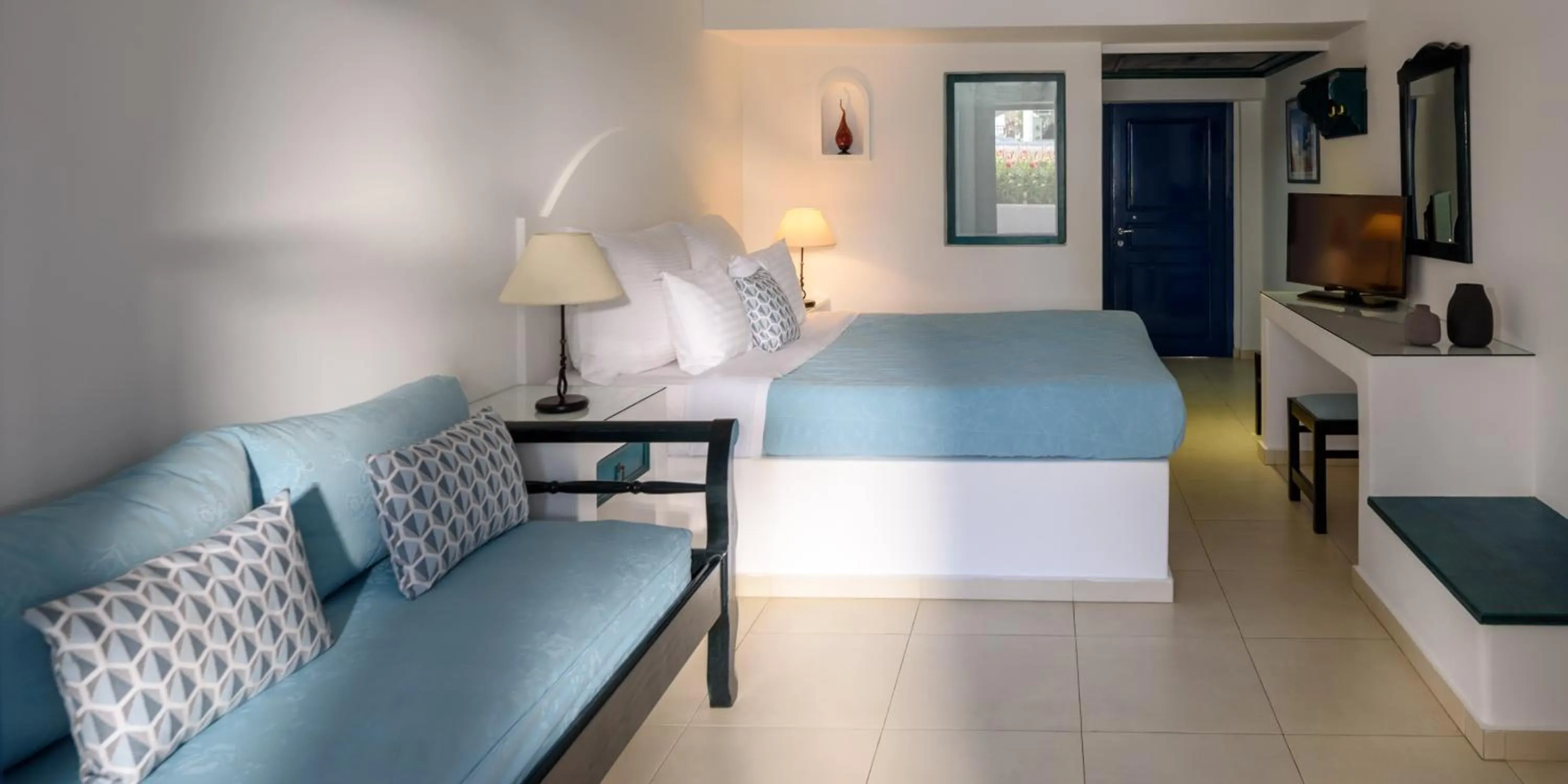 Photo of the whole room, Bed in Veggera Beach Hotel