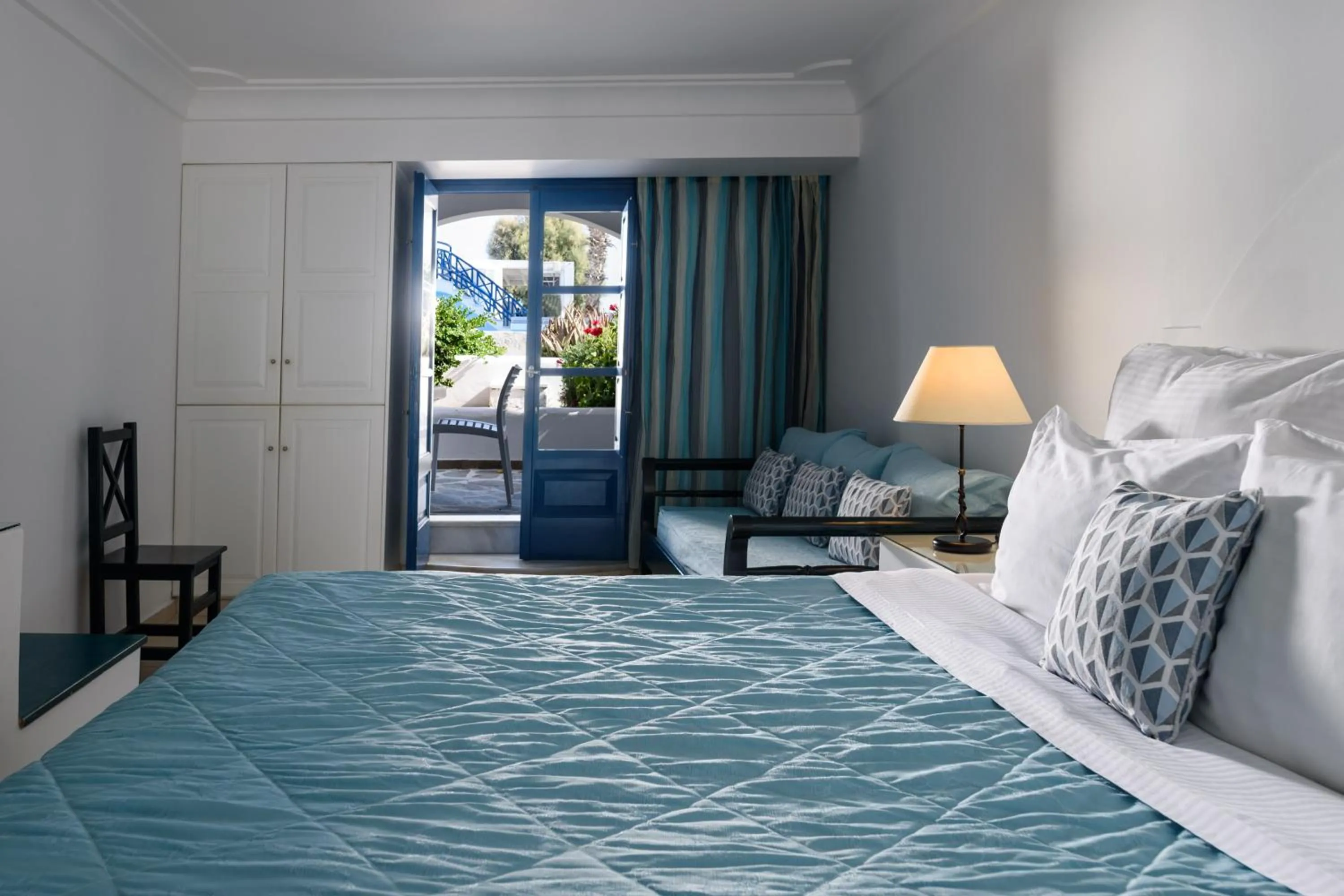 Bed in Veggera Beach Hotel