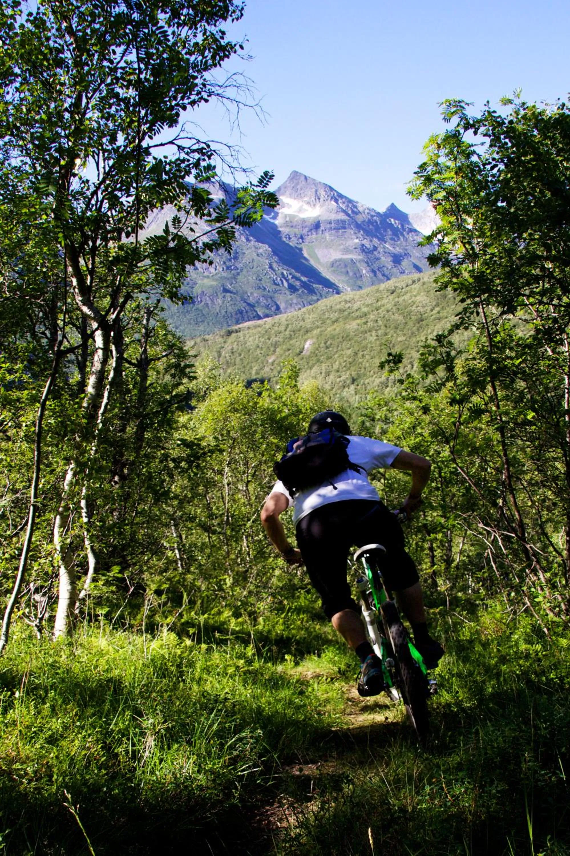 Cycling in Phillipshaugen Lodge