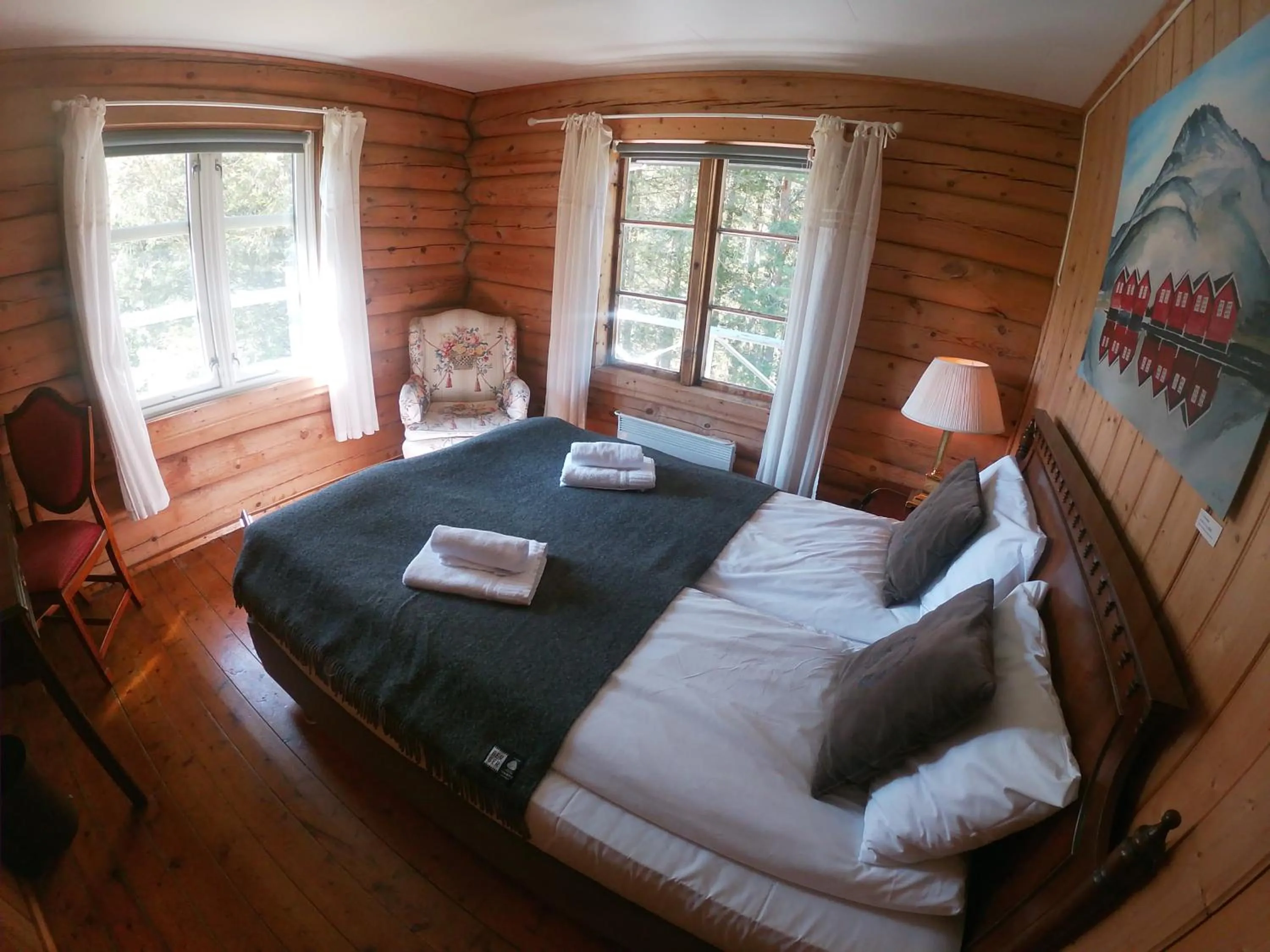 Bedroom, Bed in Phillipshaugen Lodge