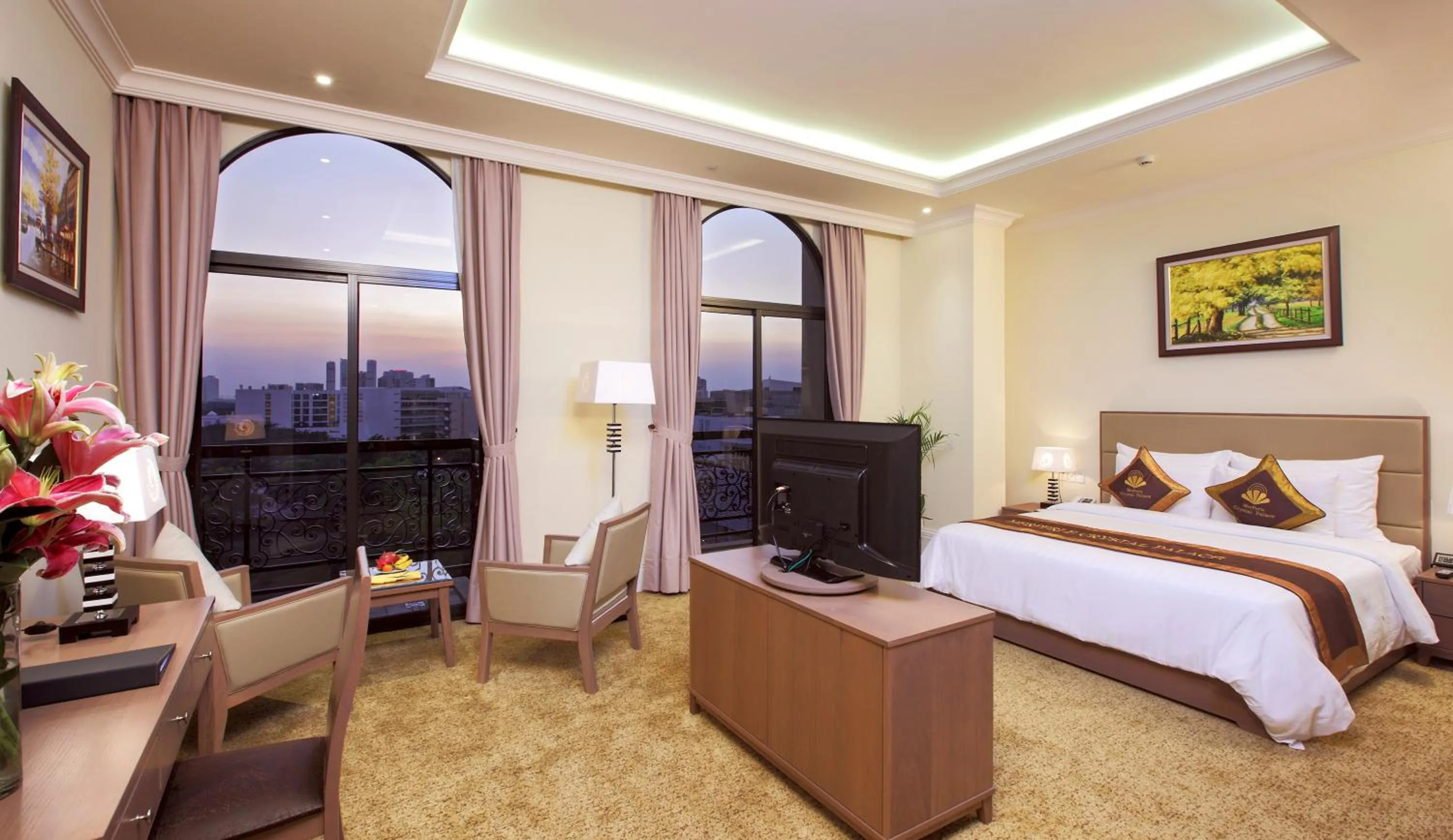 Bed in MerPerle Crystal Palace