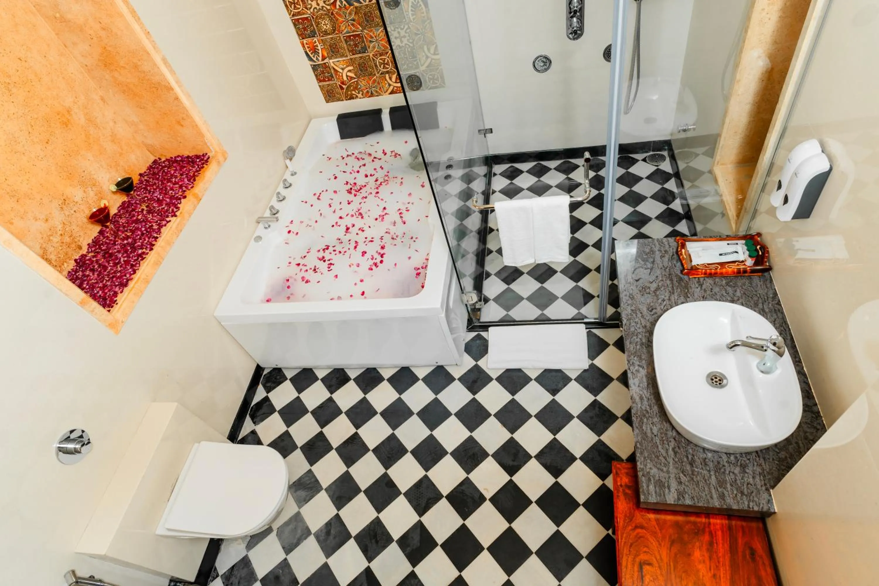 Bathroom in Hotel Durjay Garh