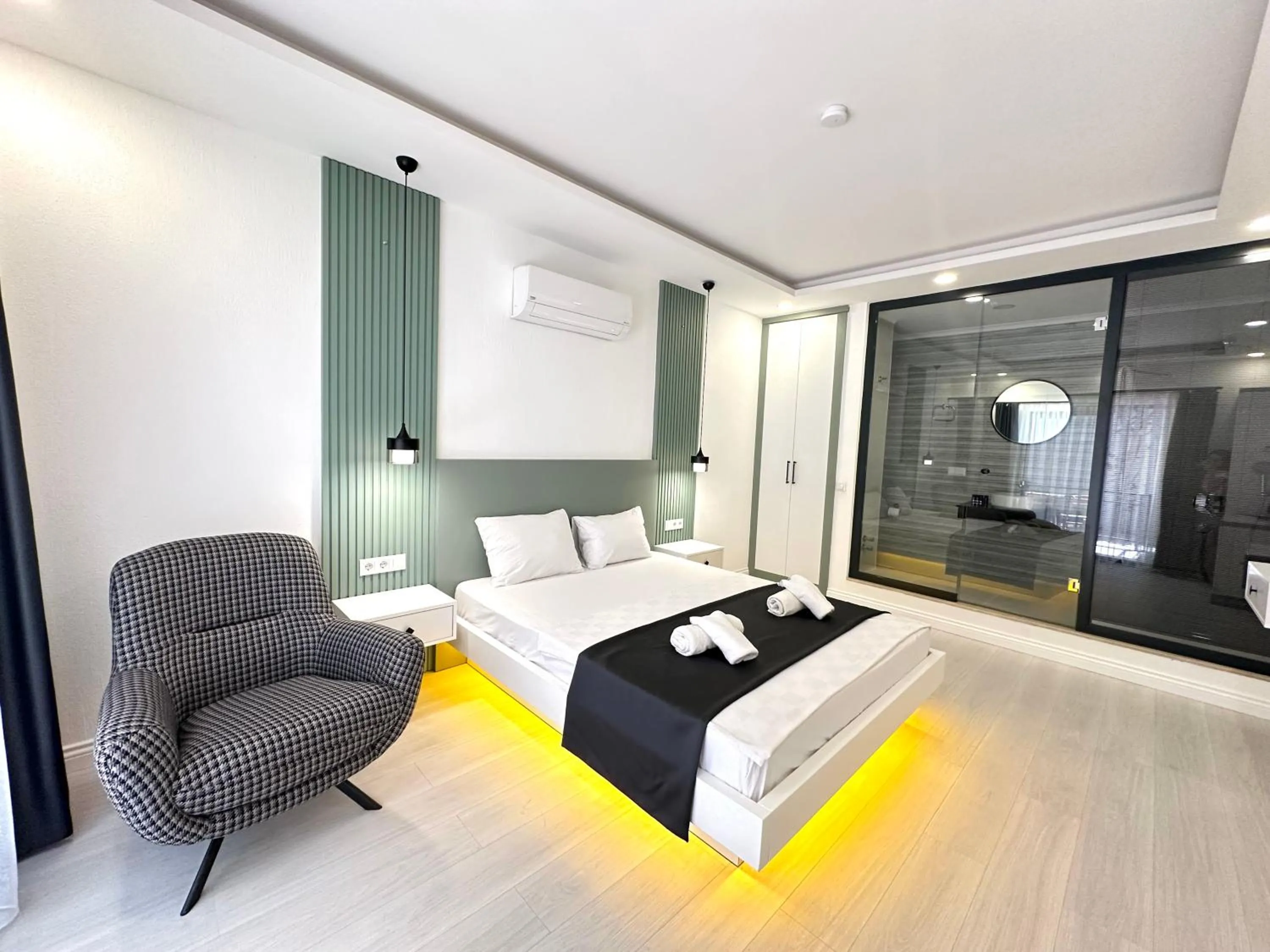 Bed in Bossa Nova Apart Hotel