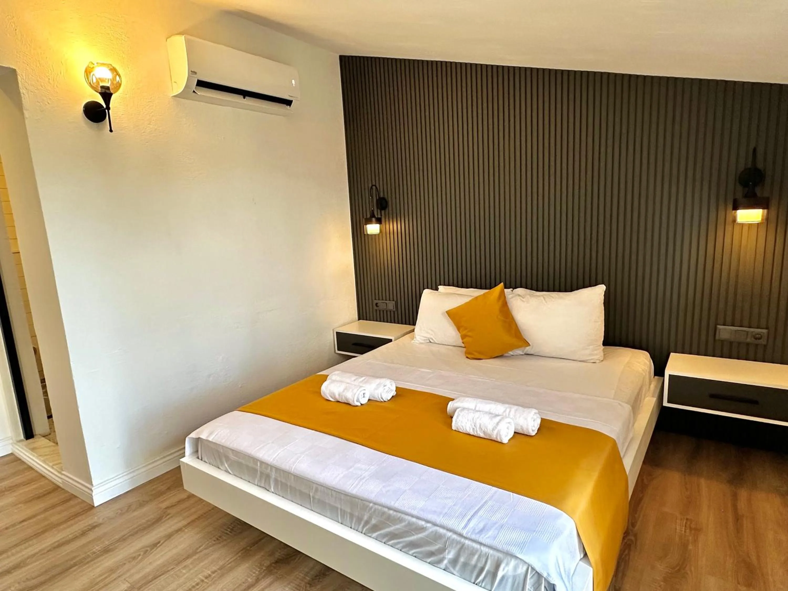 Bed in Bossa Nova Apart Hotel