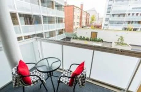 Balcony/Terrace in Oulu Hotelli Apartments