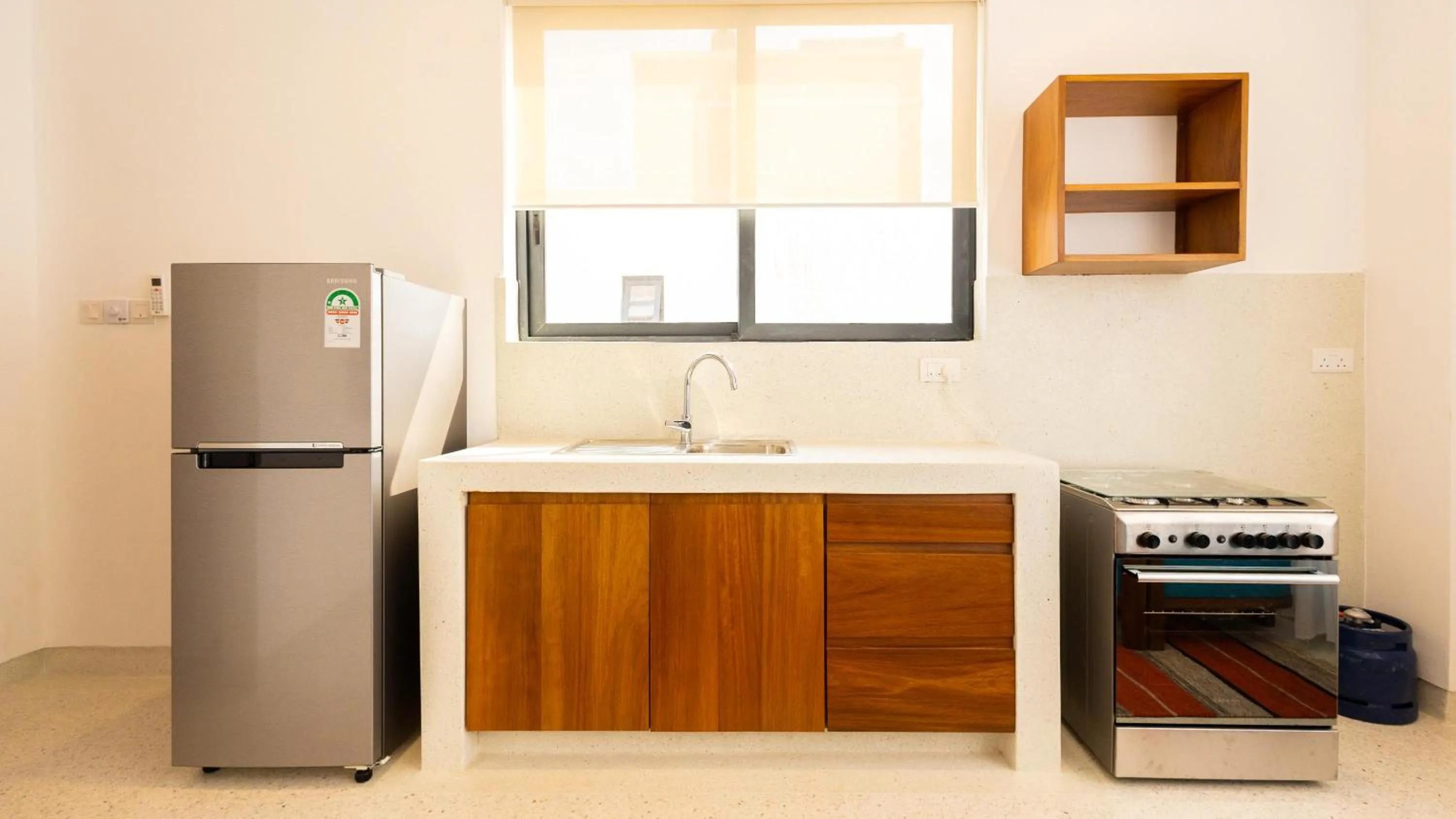 Kitchen or kitchenette in Amkia Villas Diani