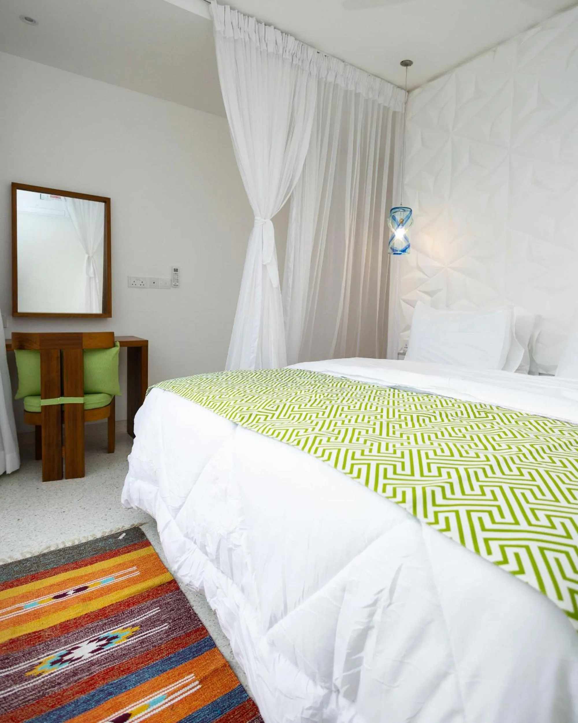 Bed in Amkia Villas Diani
