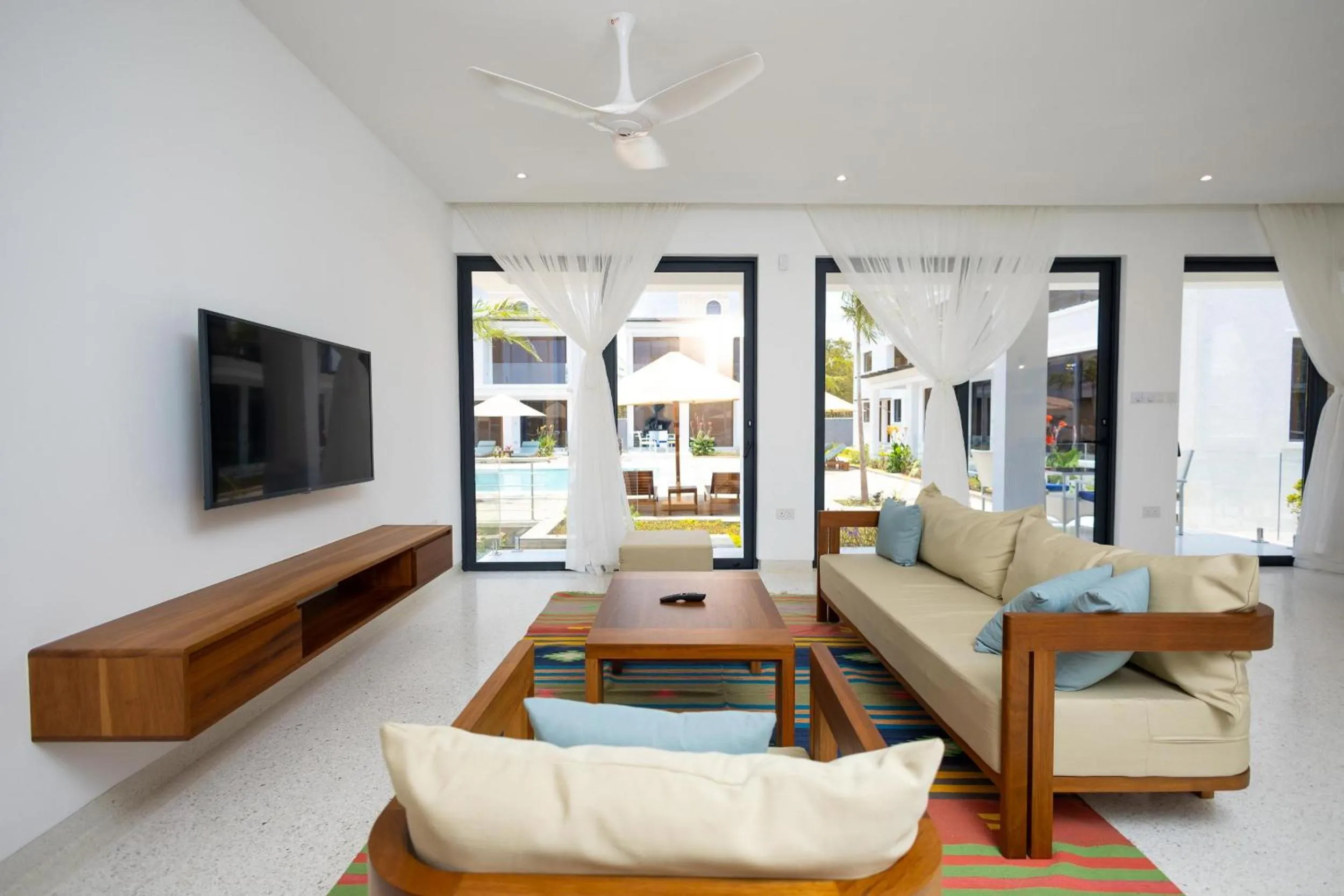 Living room in Amkia Villas Diani