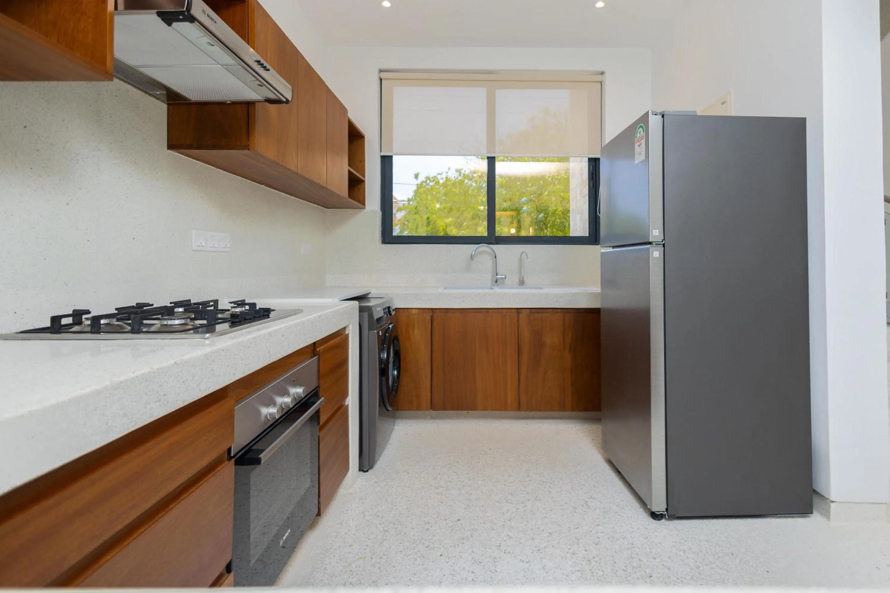 Kitchen or kitchenette in Amkia Villas Diani