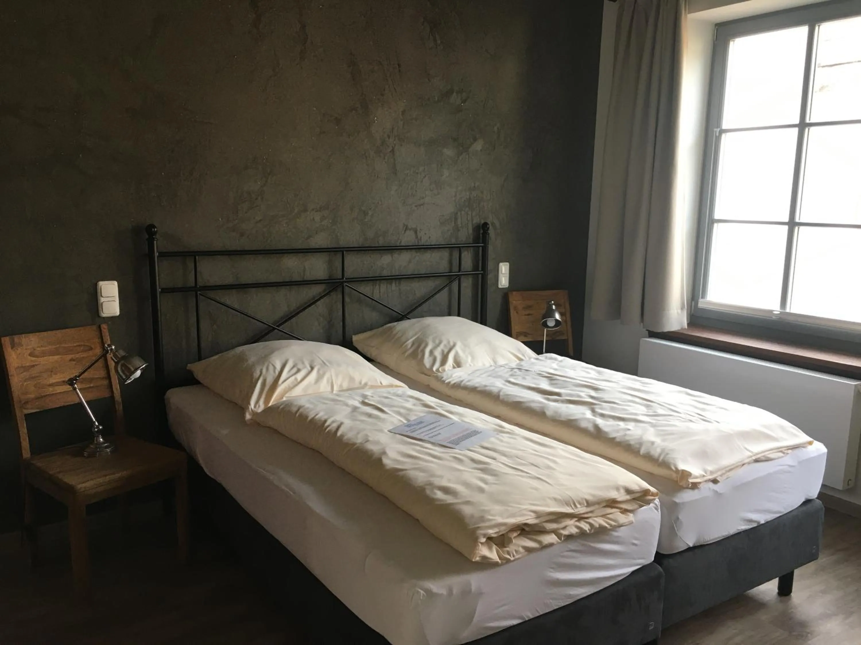 Photo of the whole room, Bed in Hugos Haus & Berthas Haus