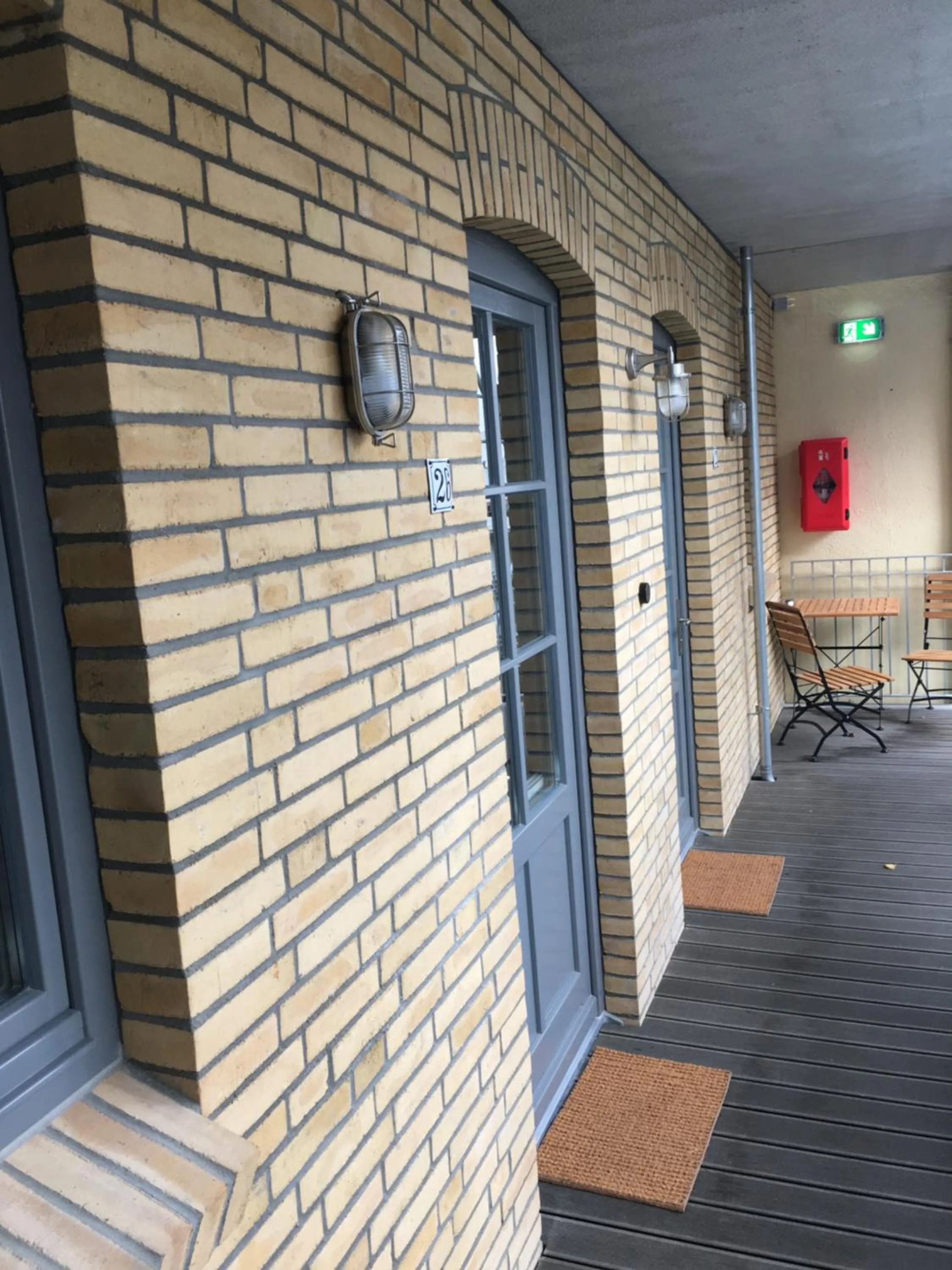 Patio in Hugos Haus & Berthas Haus