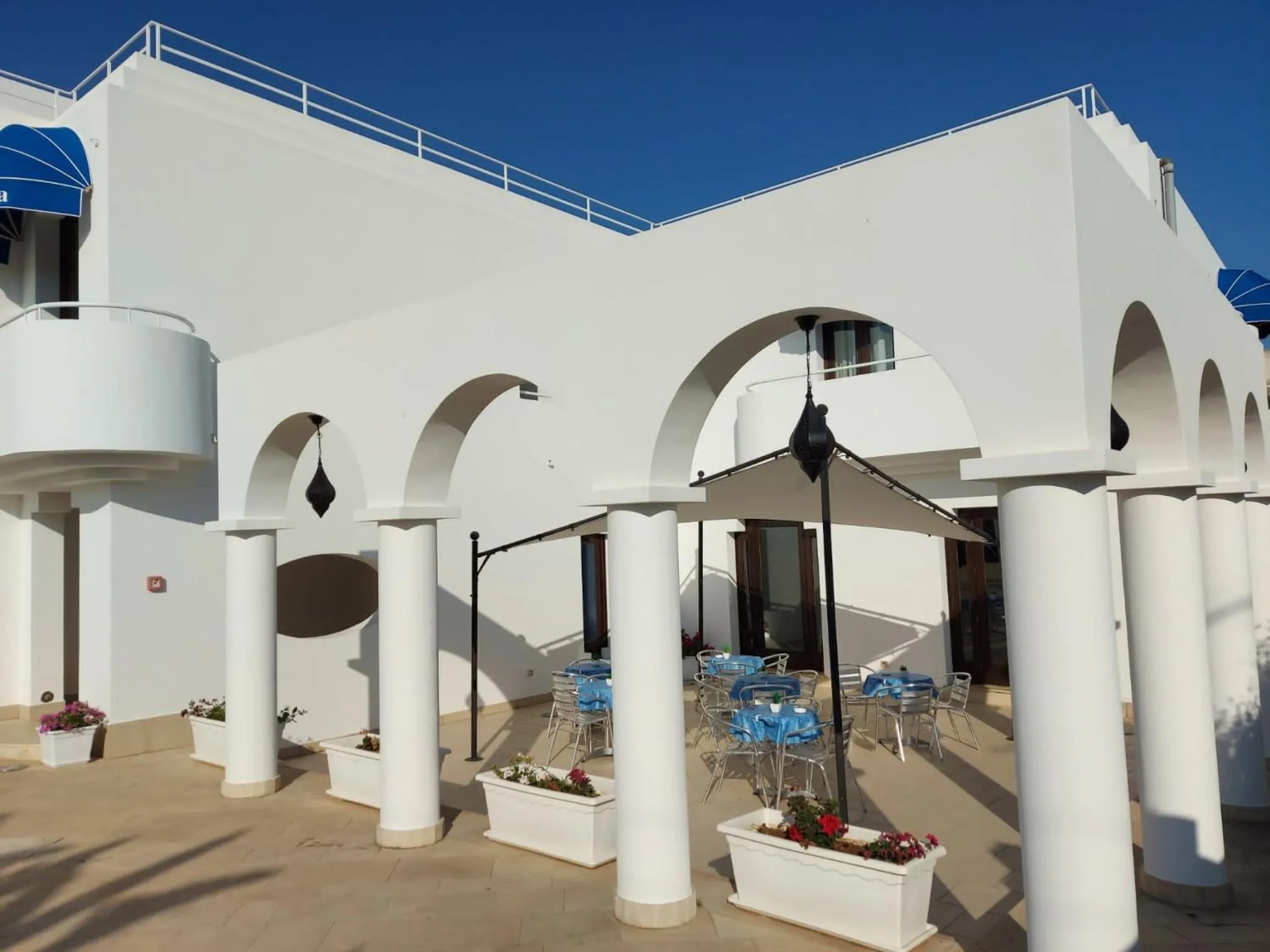 Patio in Hotel Villa Ionia