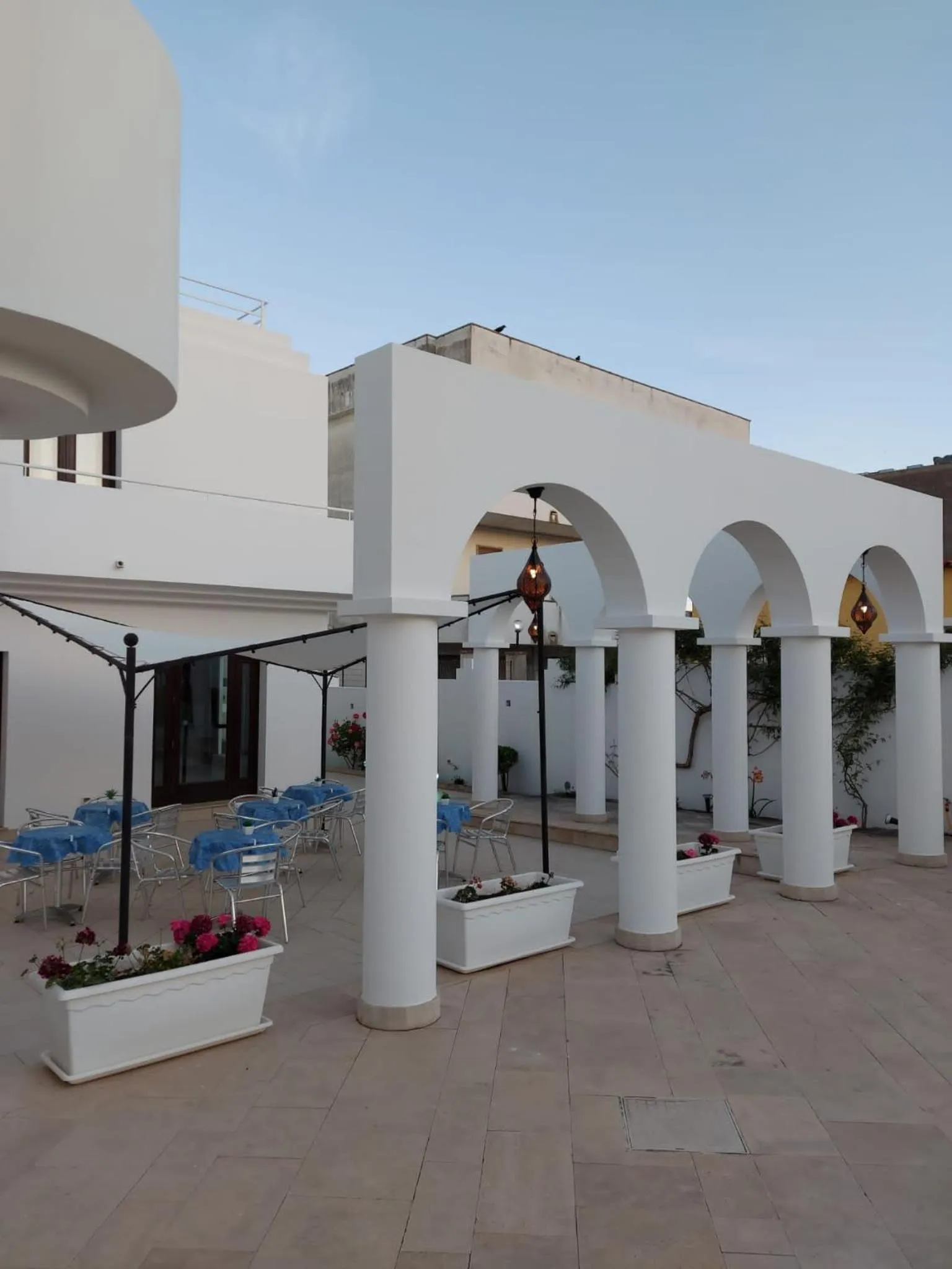 Patio in Hotel Villa Ionia