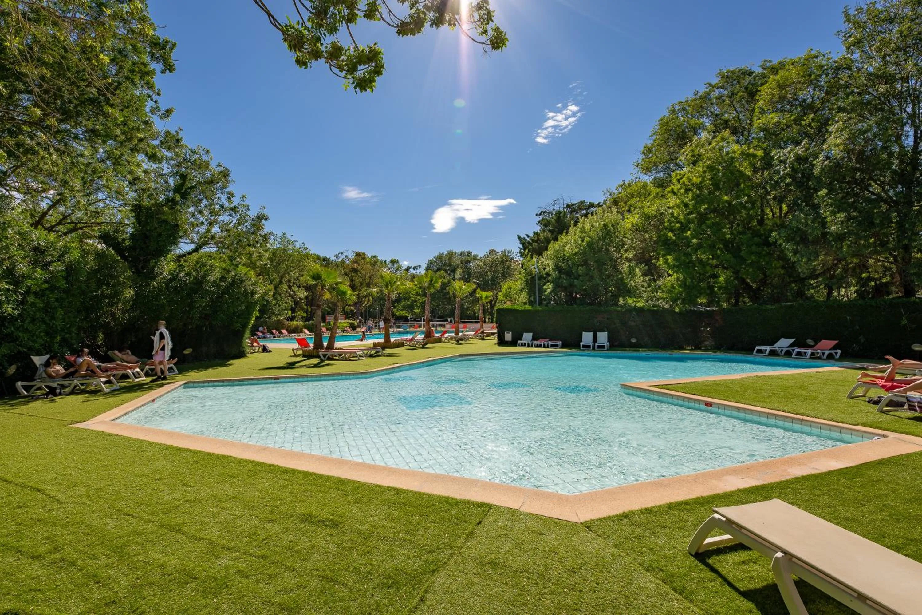 Pool view in Marina Hôtel Club
