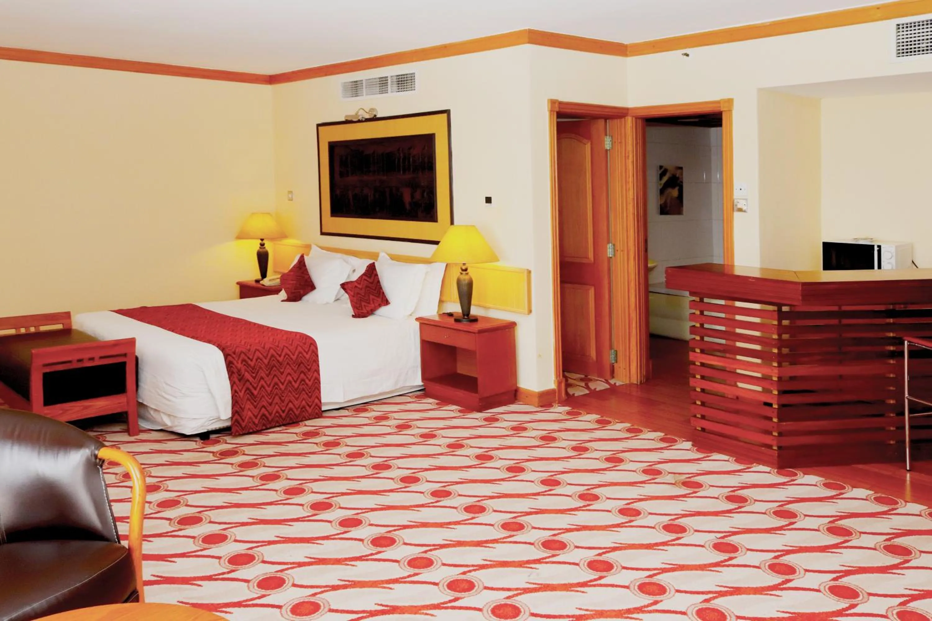 Bed in Golf Course Hotel