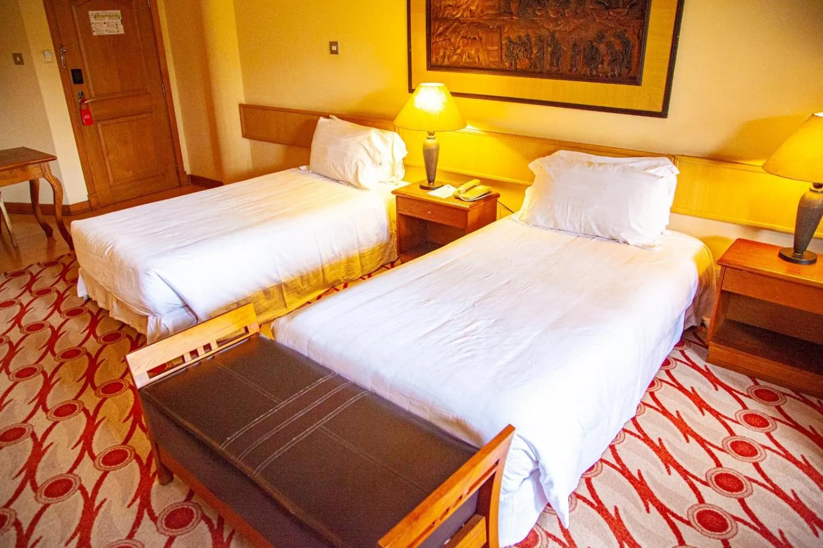 Bed in Golf Course Hotel