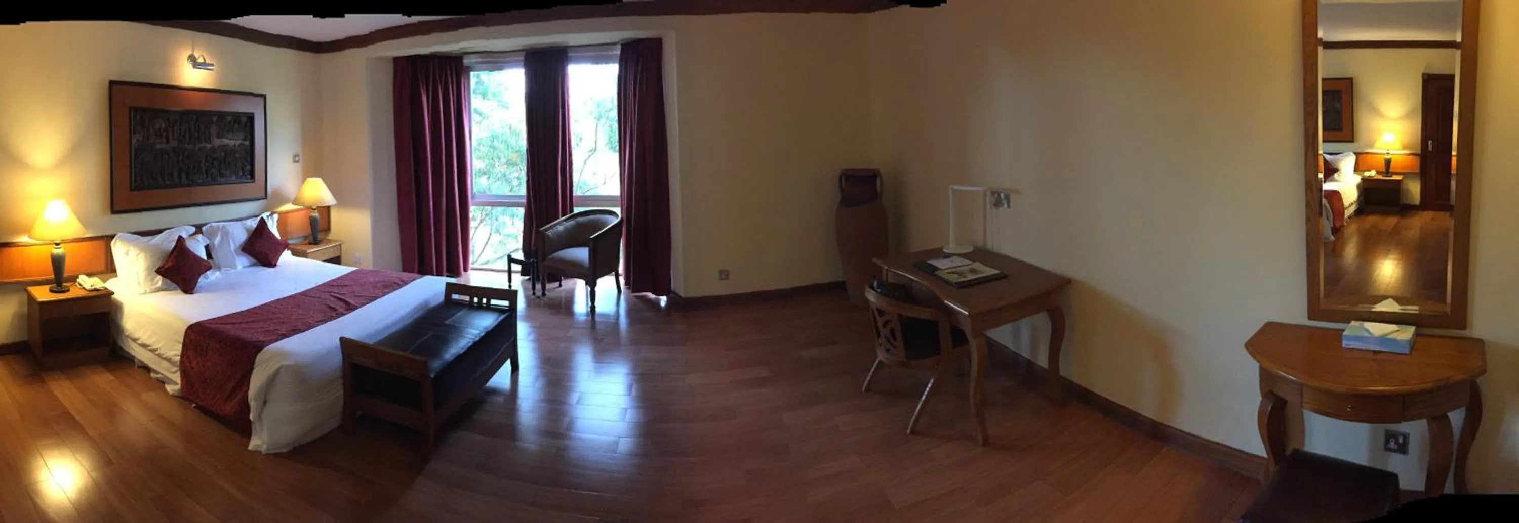 Bed in Golf Course Hotel