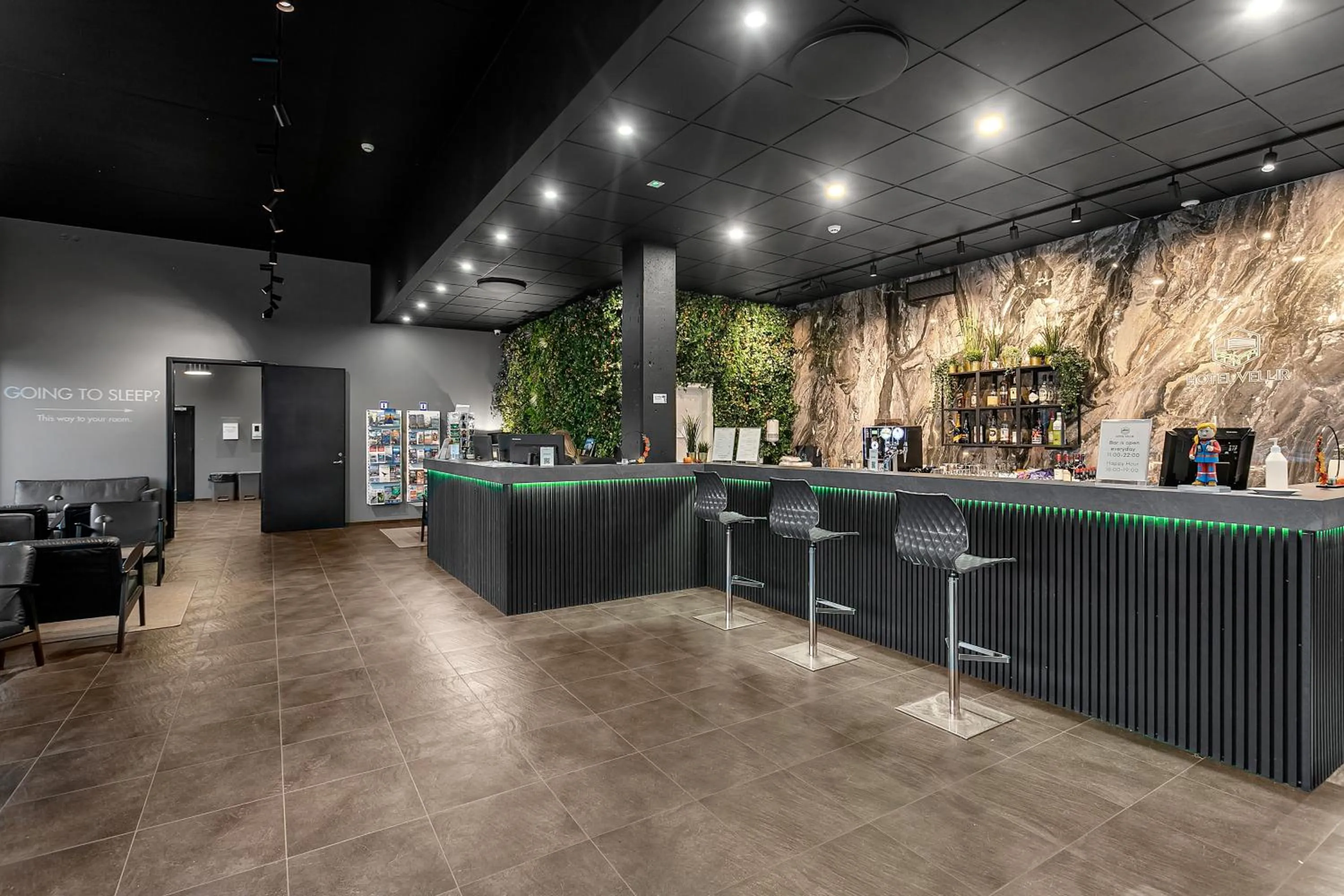 Lobby or reception in Hotel Vellir