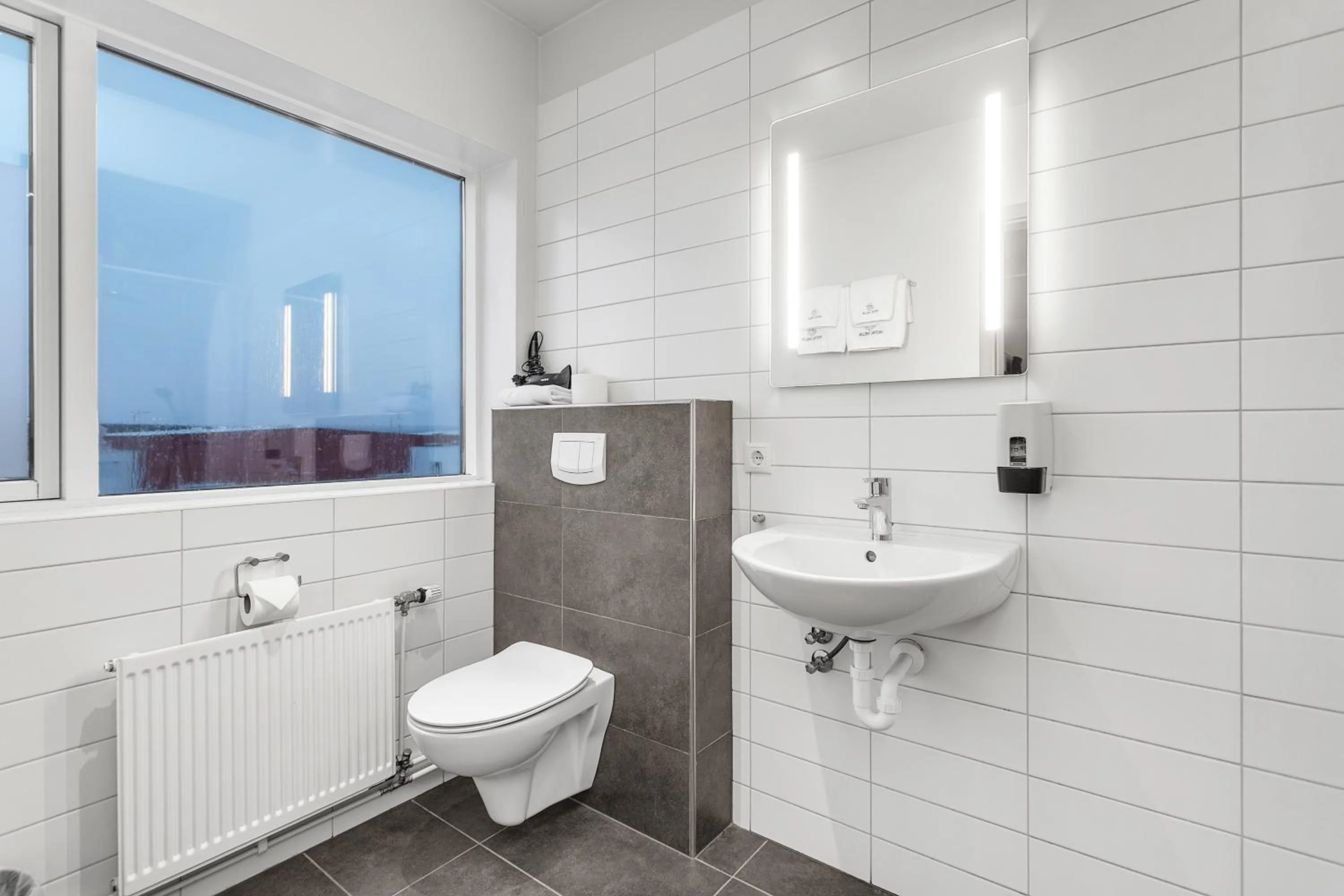 Bathroom in Hotel Vellir