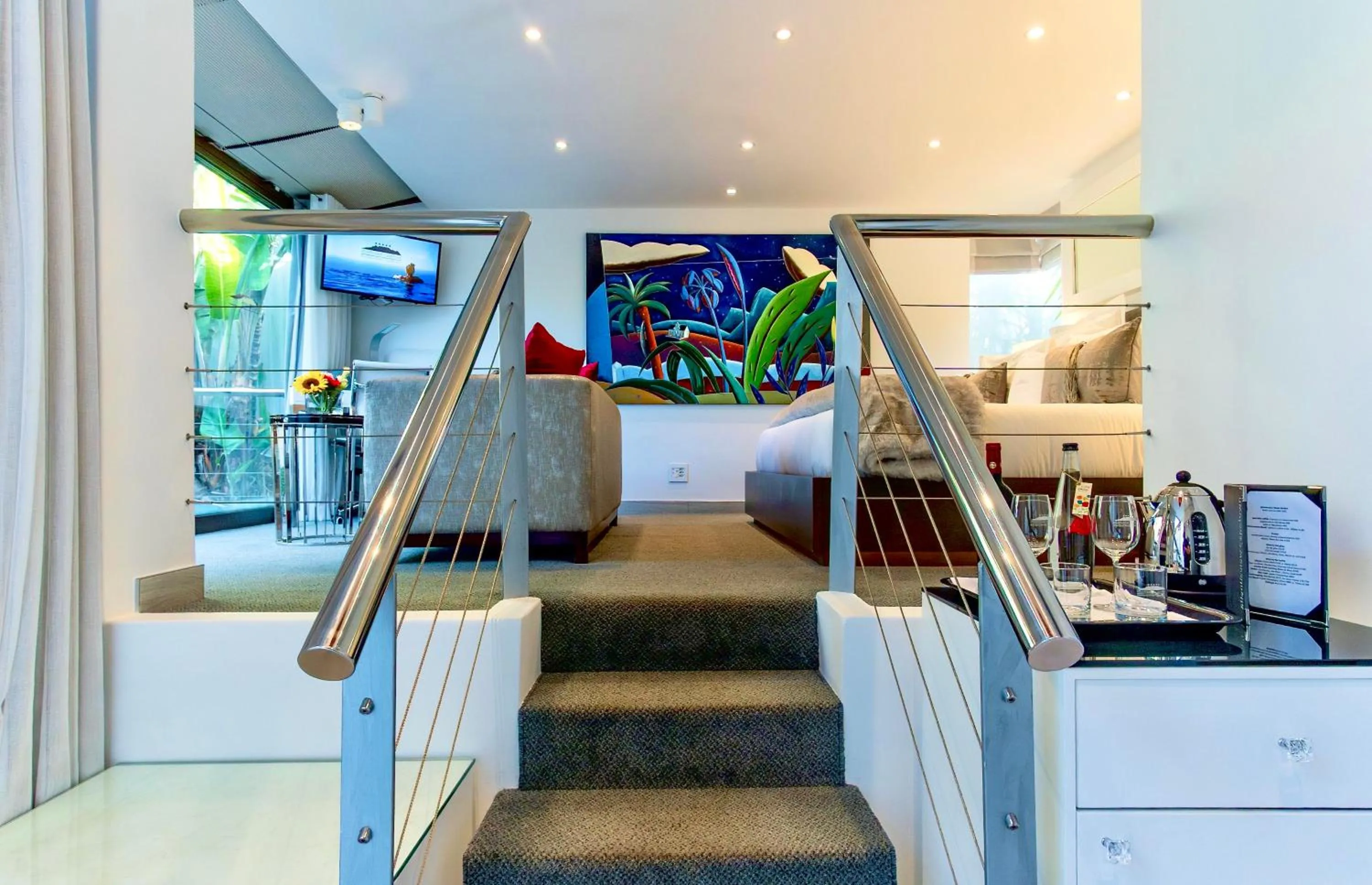 Seating area in Atlanticview Cape Town Boutique Hotel