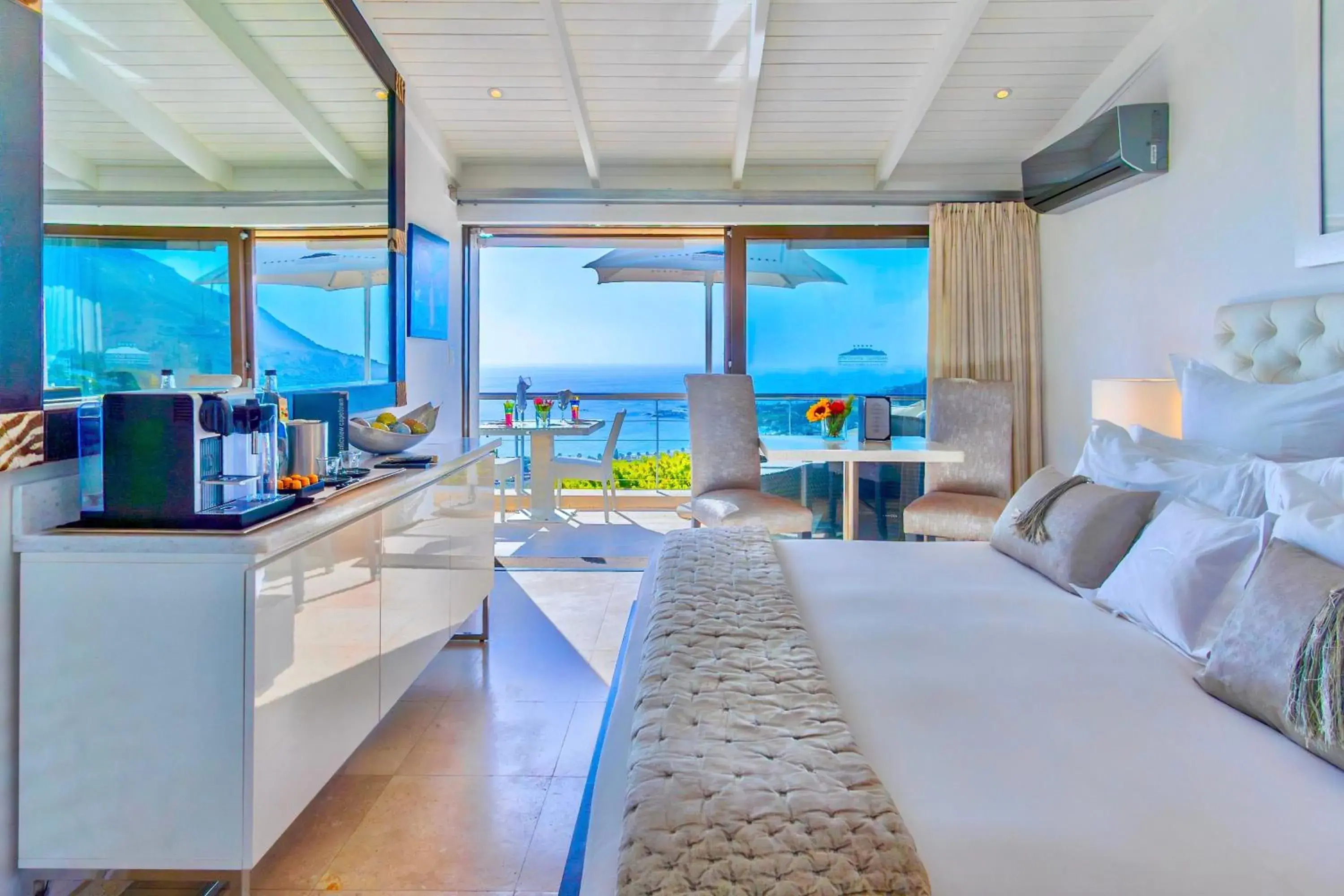Deluxe Junior Suite with Terrace, Sea View and Mountain View (Master Bedroom) in Atlanticview Cape Town Boutique Hotel Deluxe Junior Suite with Terrace, Sea View and Mountain View (Master Bedroom) in Atlanticview Cape Town Boutique Hotel