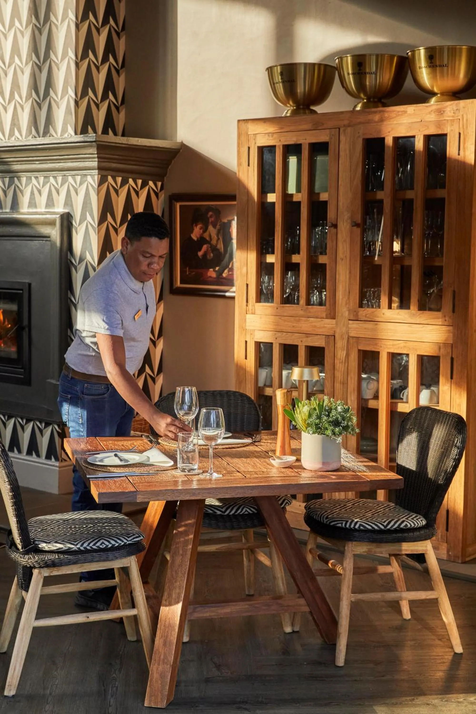 Staff in The Thatch House Boutique Hotel, Hermanus