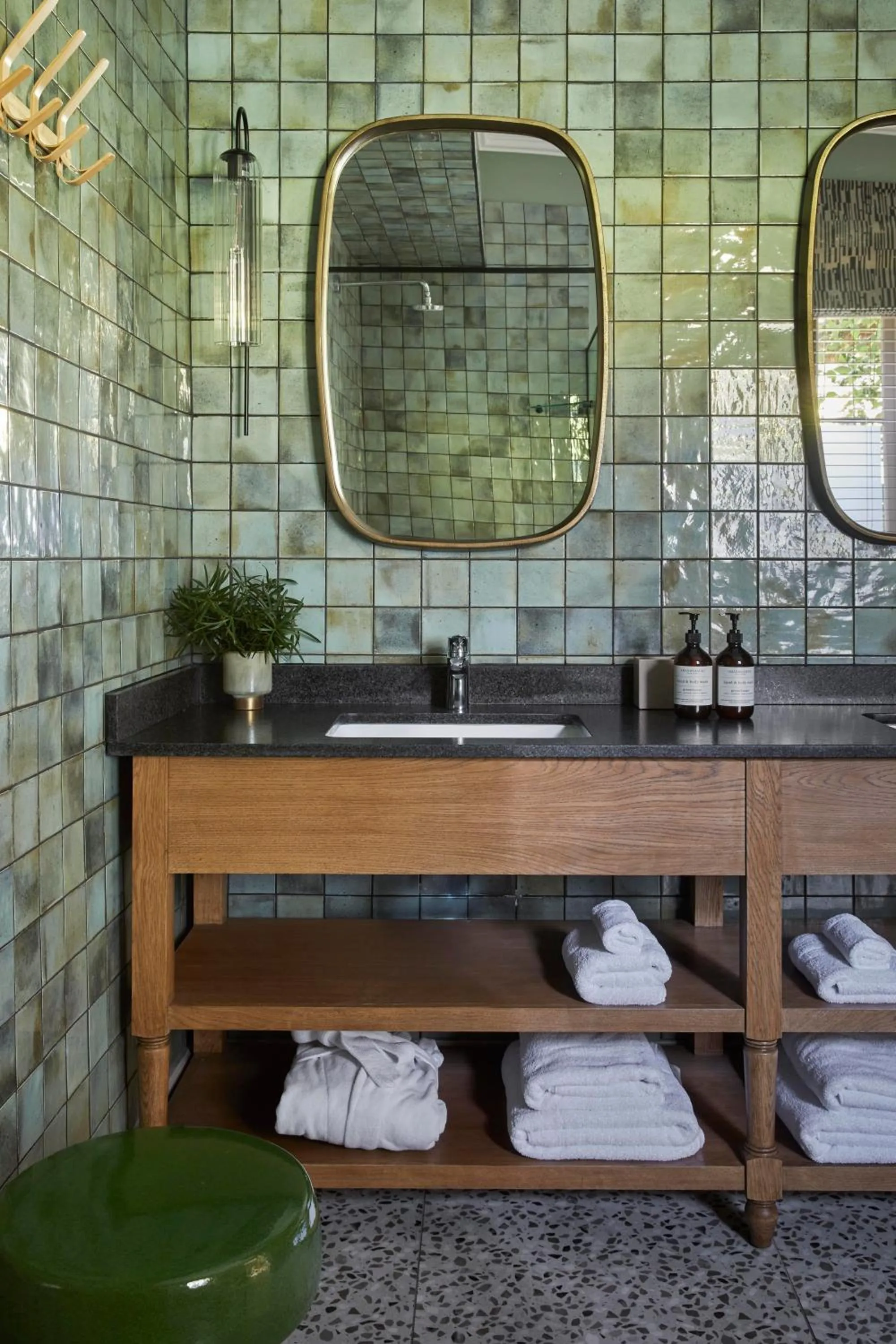 Shower in The Thatch House Boutique Hotel, Hermanus