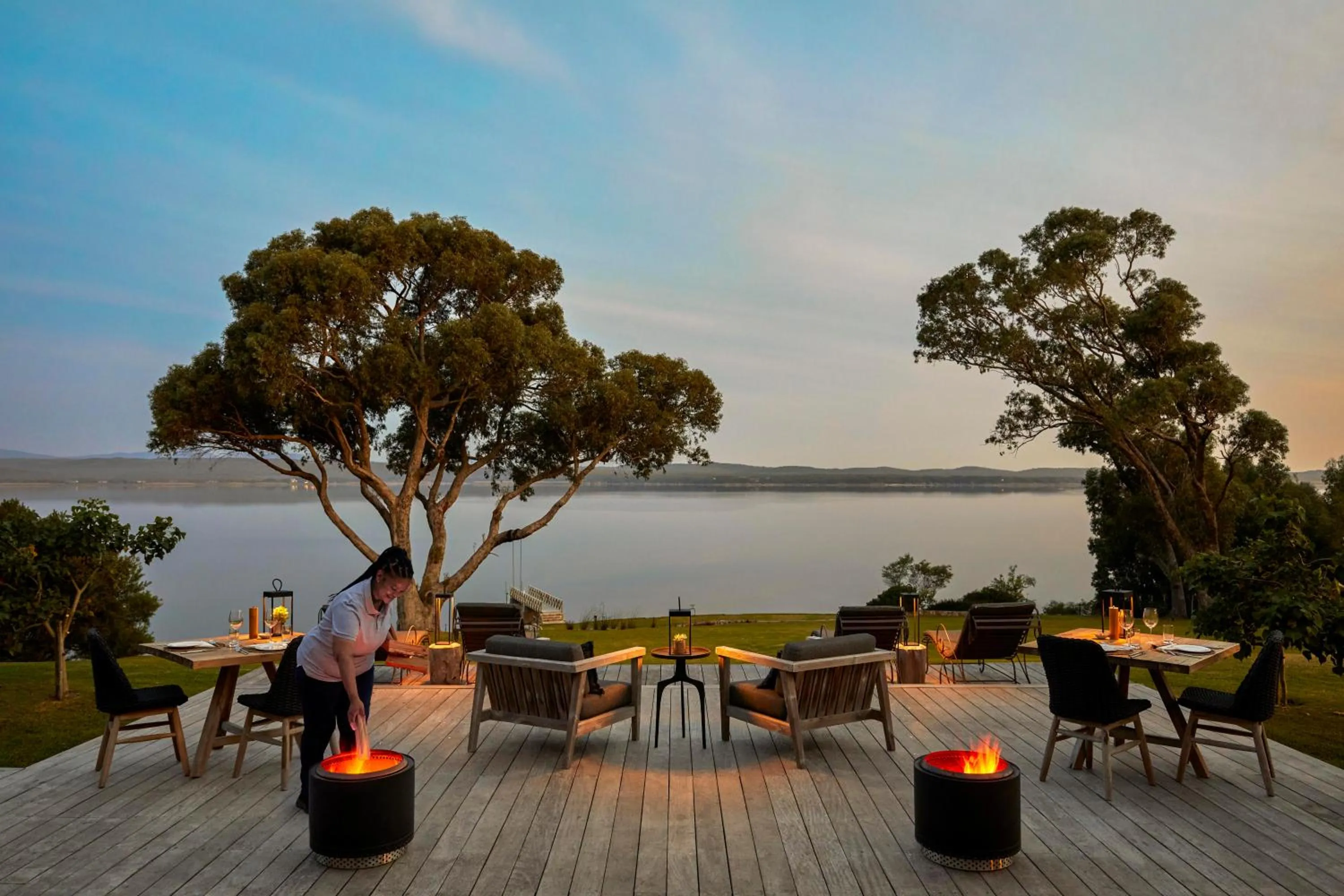 Restaurant/places to eat in The Thatch House Boutique Hotel, Hermanus