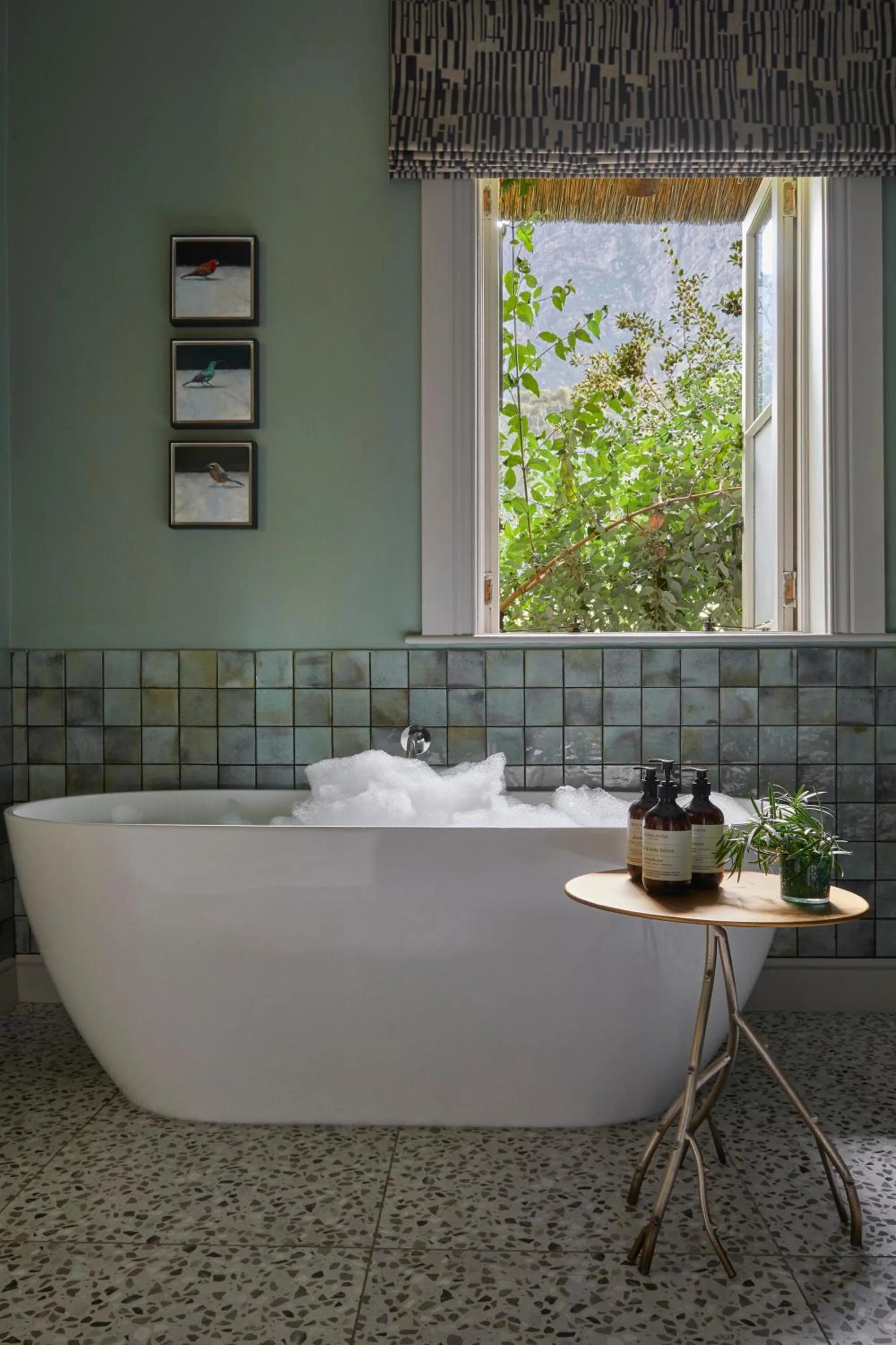 Shower in The Thatch House Boutique Hotel, Hermanus