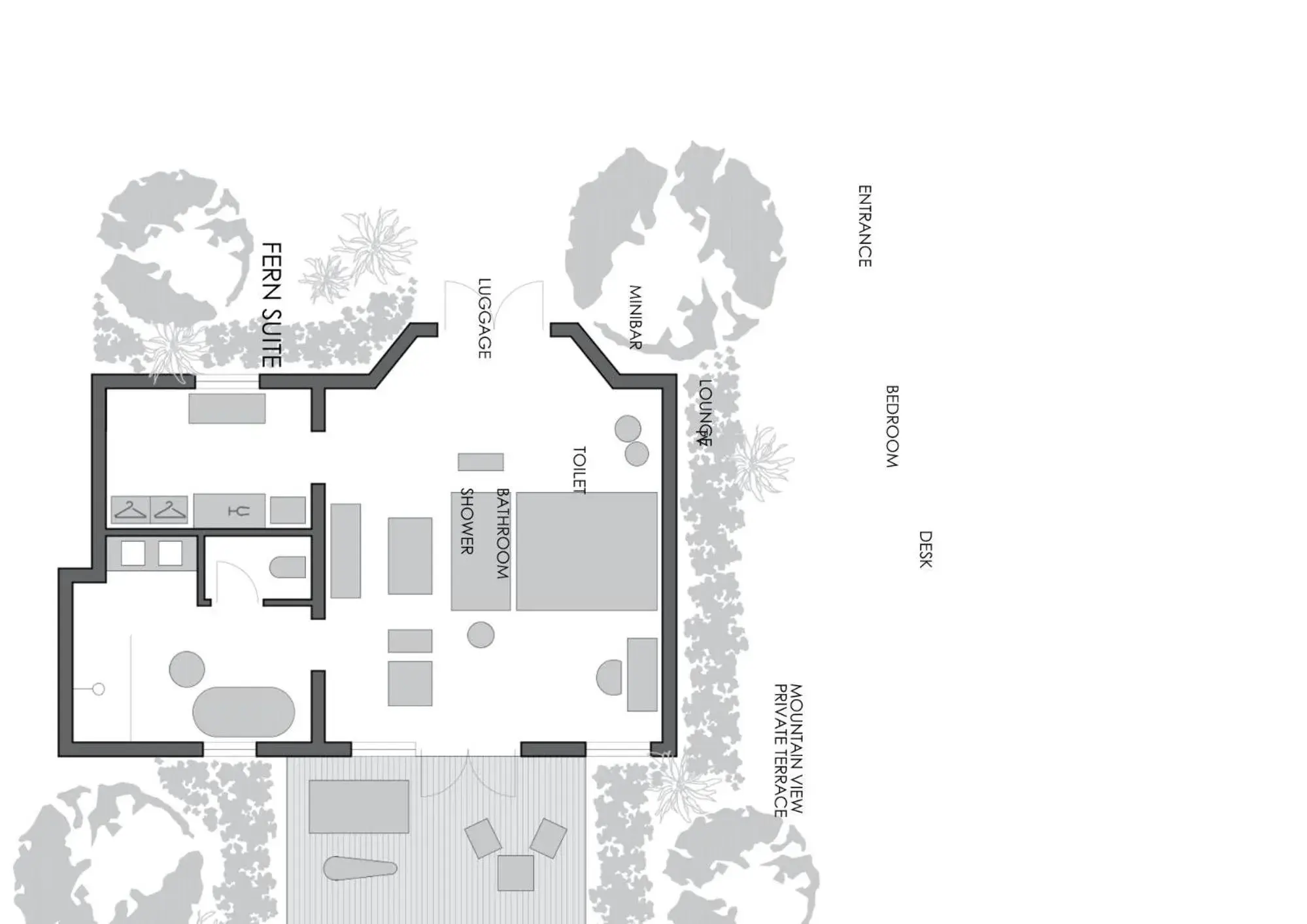 Junior Suite with Mountain View in The Thatch House Boutique Hotel, Hermanus Junior Suite with Mountain View in The Thatch House Boutique Hotel, Hermanus