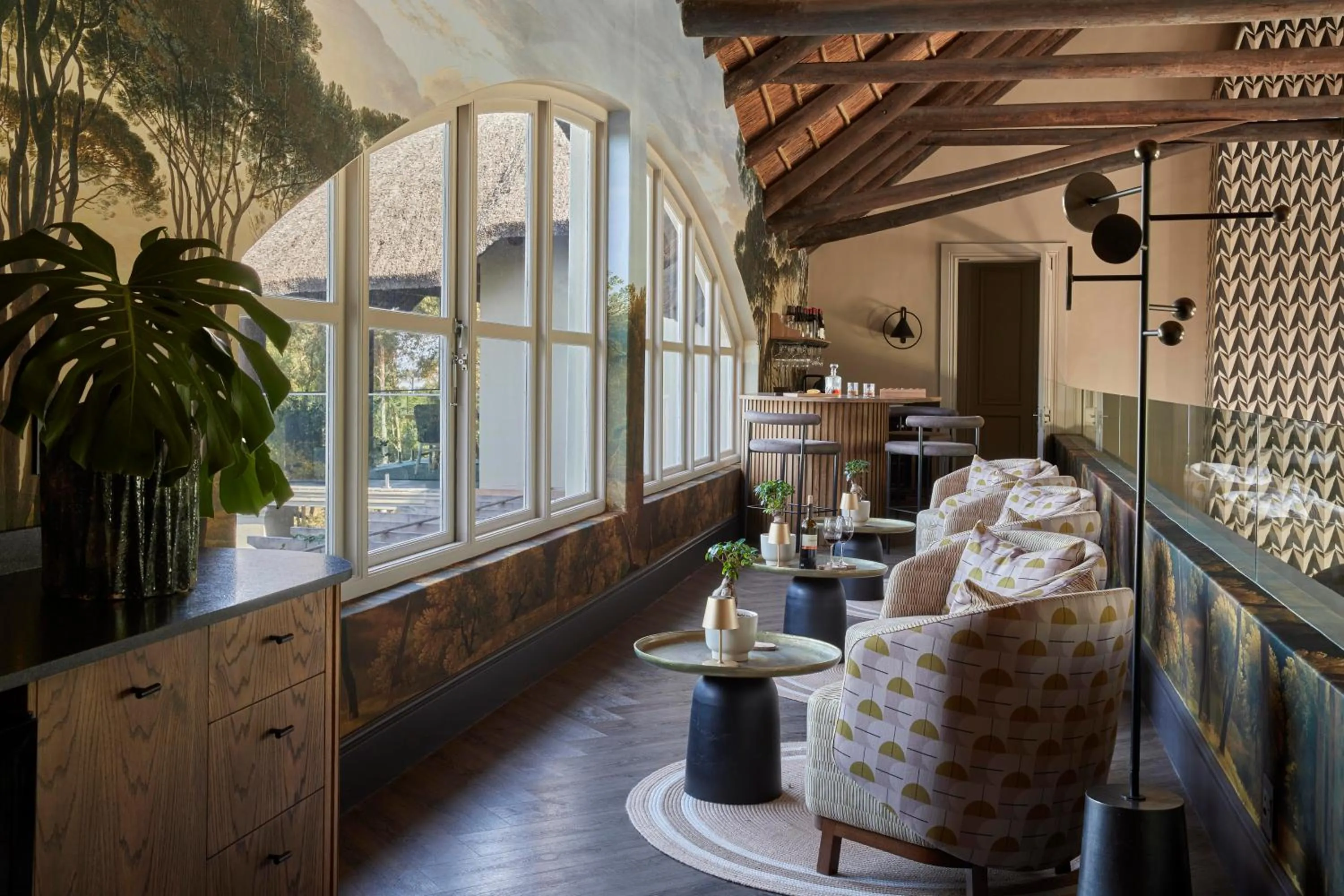 Restaurant/places to eat in The Thatch House Boutique Hotel, Hermanus