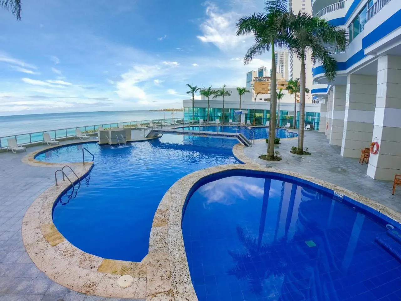 Swimming pool in Apartamentos frente al Mar