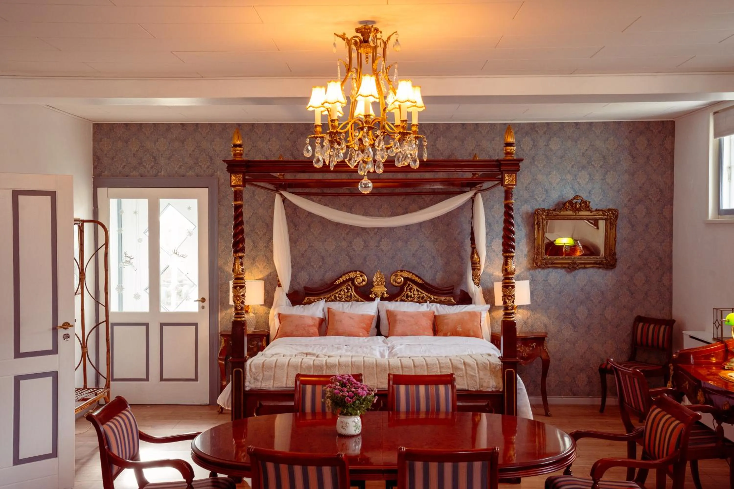 Bed in Boutique Hotel Postgården