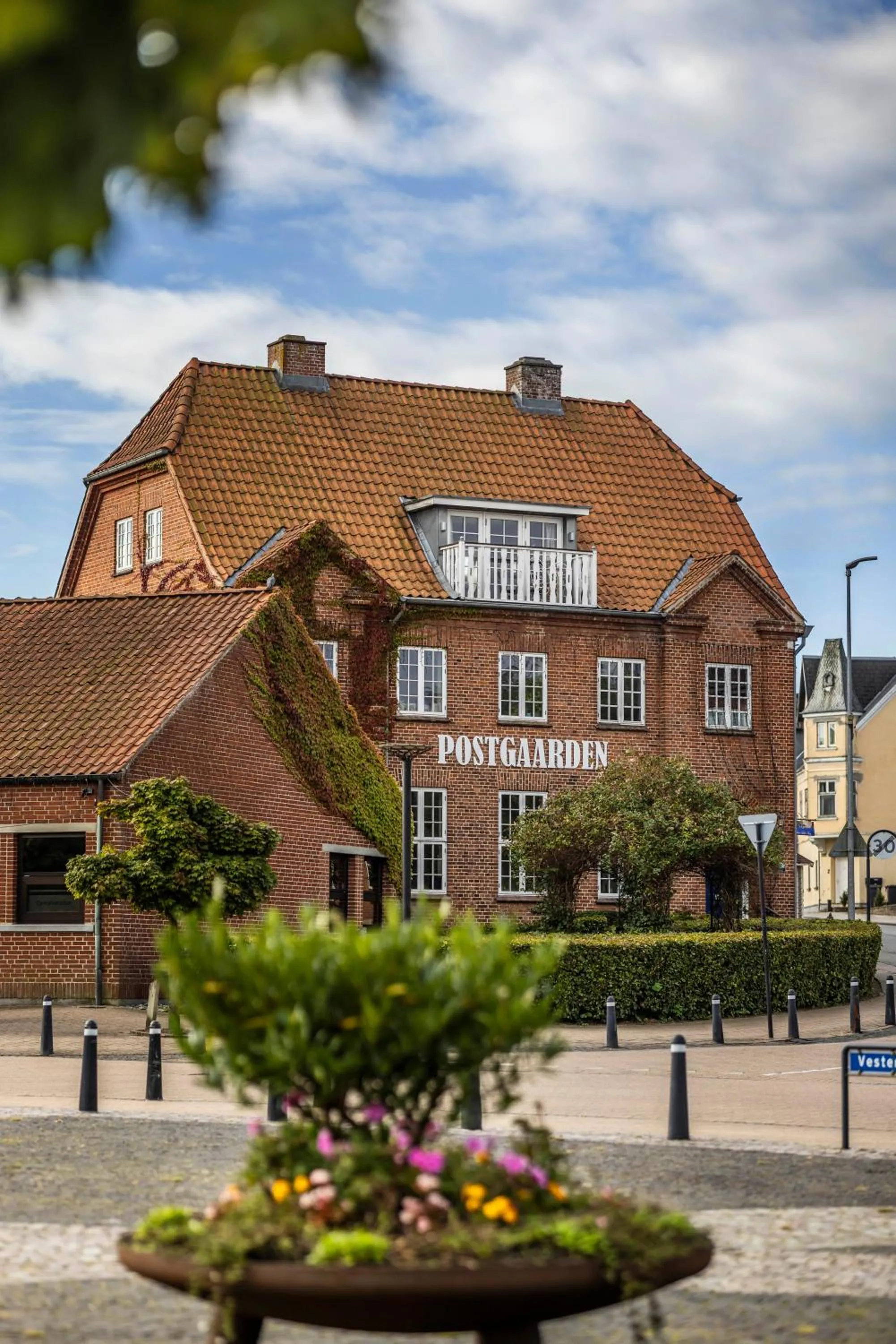 Property building in Boutique Hotel Postgården